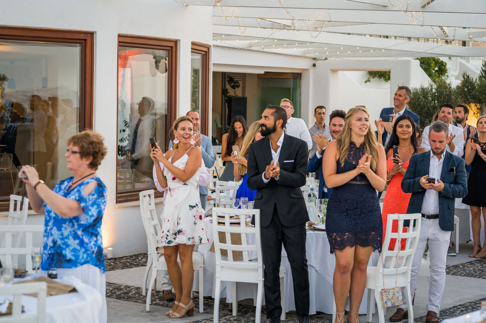 Casamento de Elly e Nick em Santorini