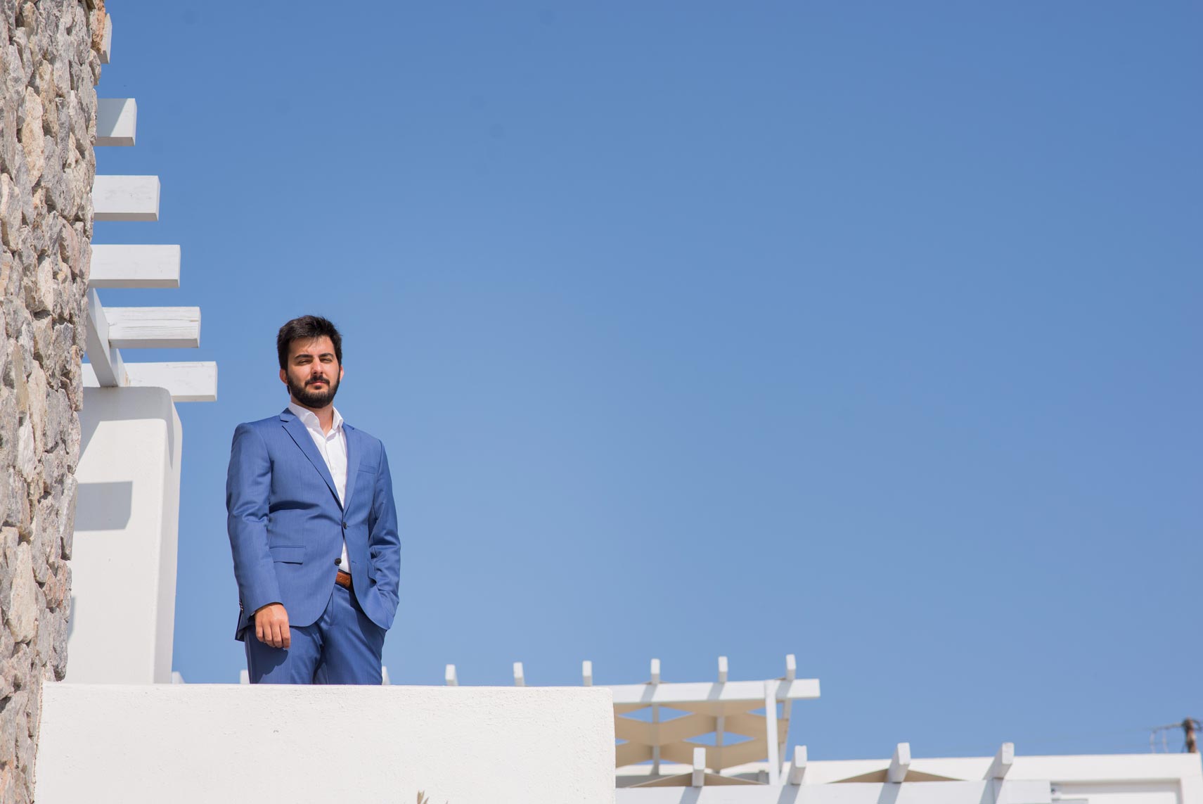 Casamento de Mariana e Stefanos em Santorini