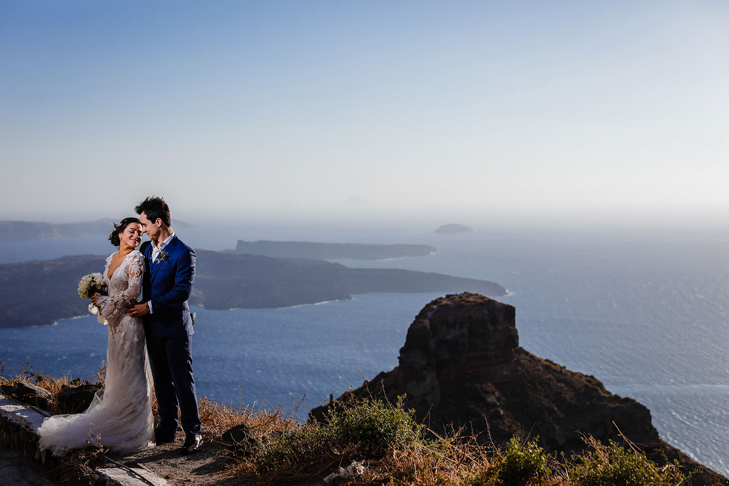Casamento de Amanda e Alexandre em Santorini