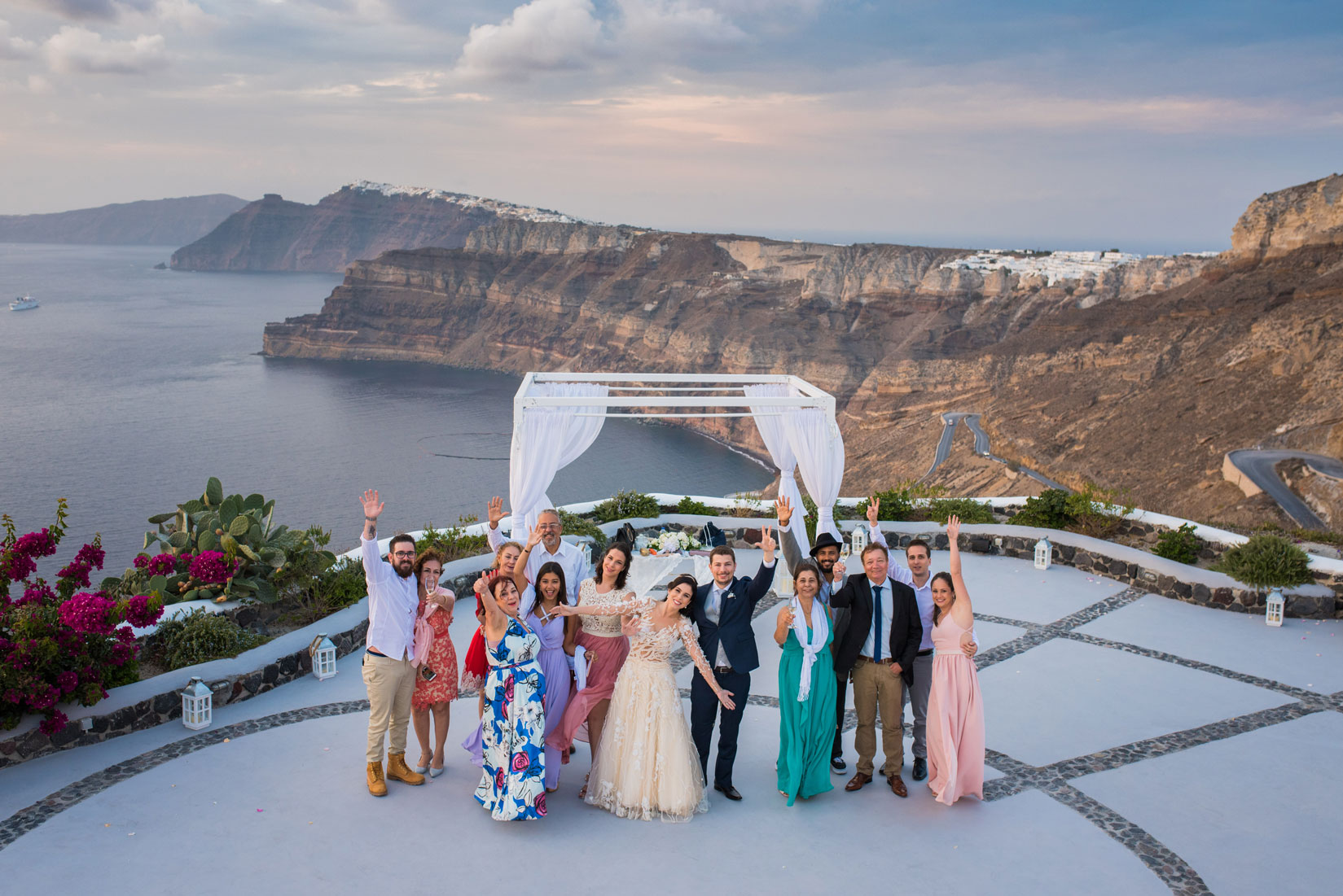 Casamento de Yasmin e Diego em Santorini