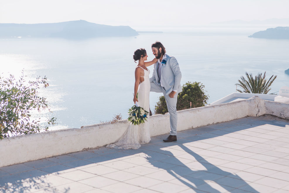 Casamento de Amanda e Vitor em Santorini