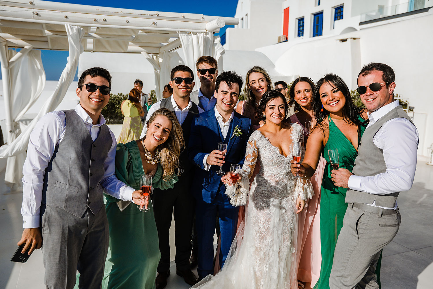 Casamento de Amanda e Alexandre em Santorini