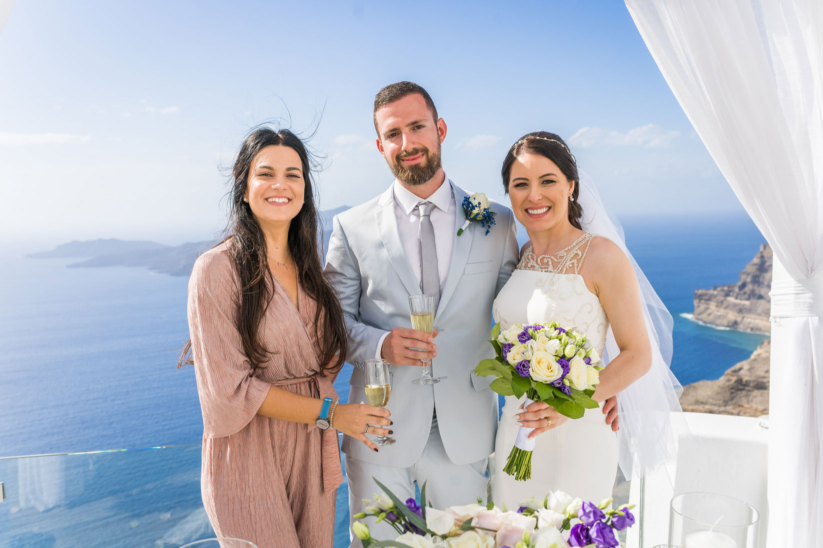 Casamento de Viviane e Matheus em Santorini