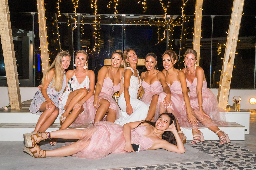 Casamento de Elly e Nick em Santorini