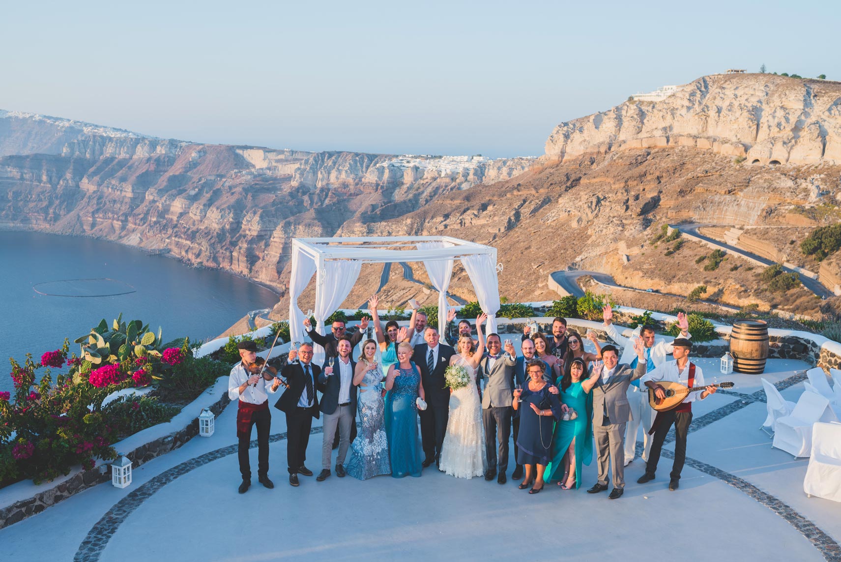 Casamento de Giuliana e Marcos em Santorini