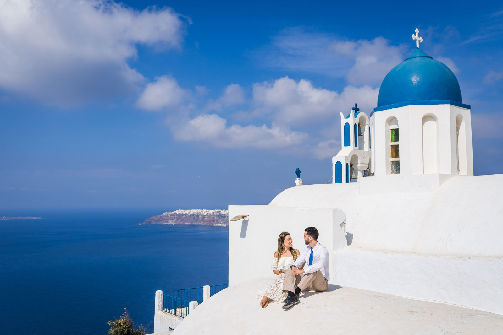 Casamento de Laura e Gabriel em Santorini