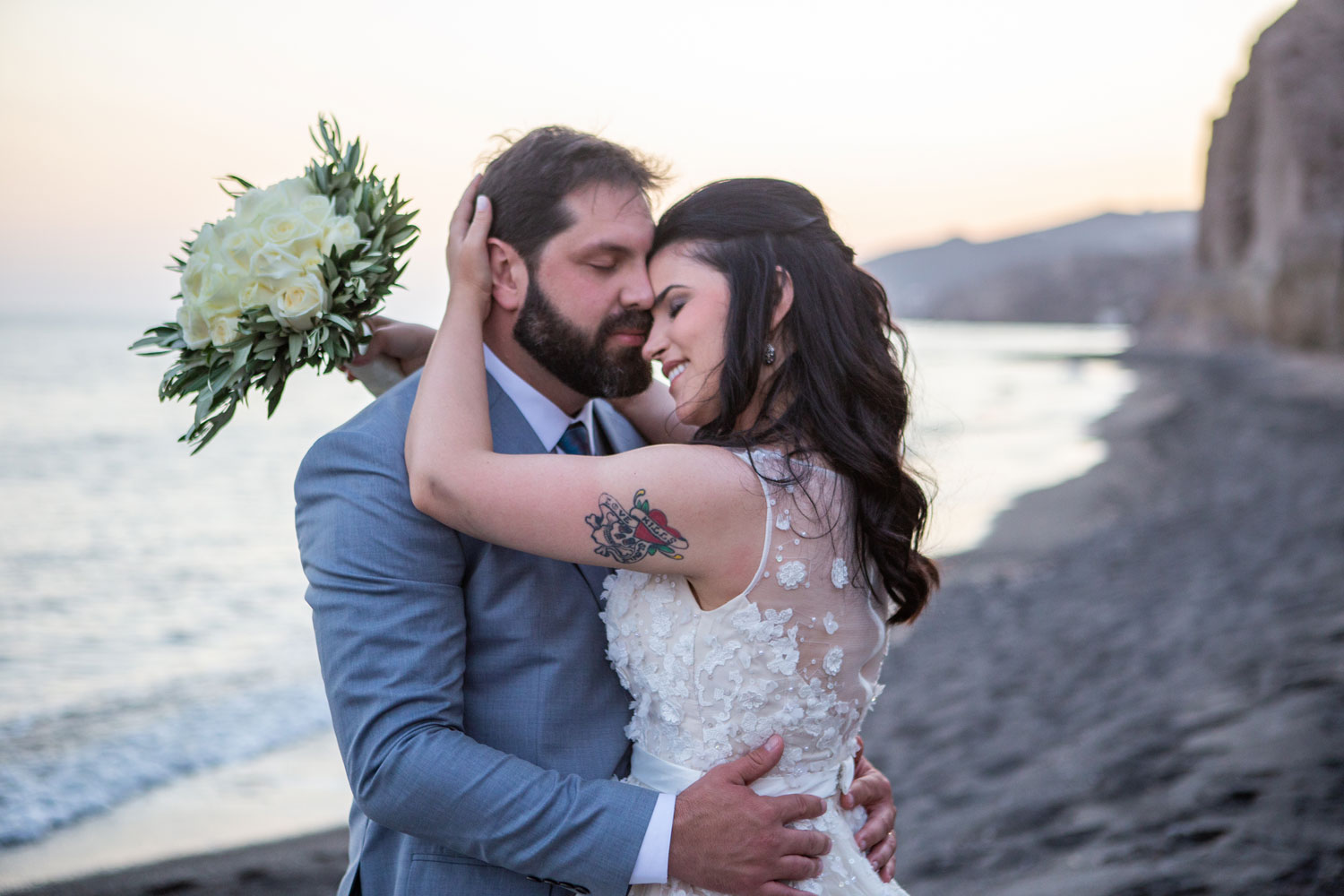 Casamento de Andrea e Andre em Santorini