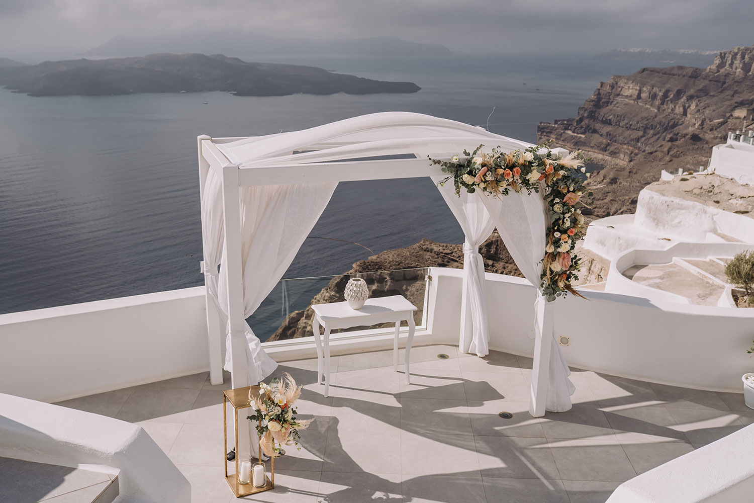 Casamento de Thais e Rodolfo em Santorini