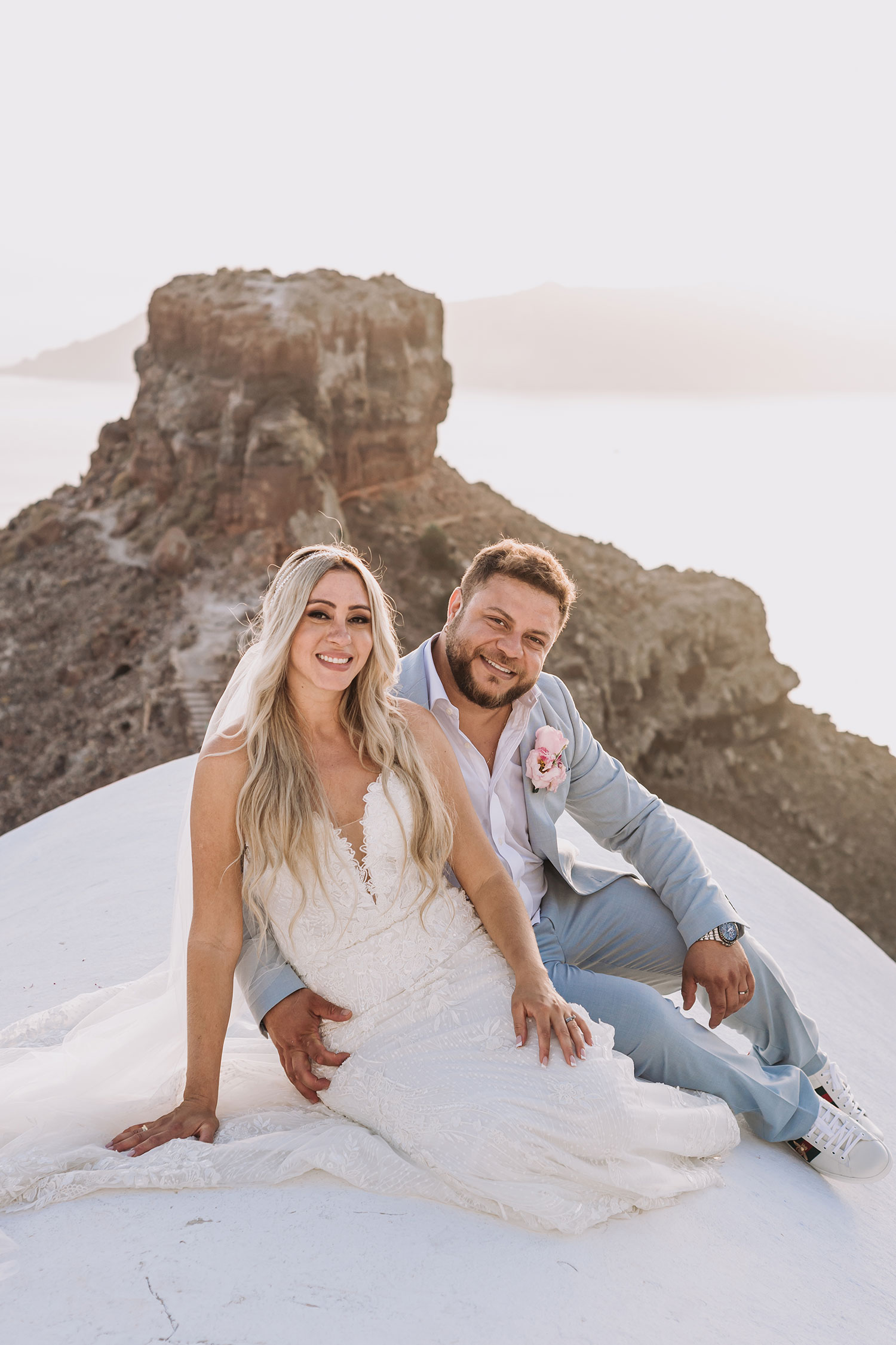 Casamento de Thais e Rodolfo em Santorini