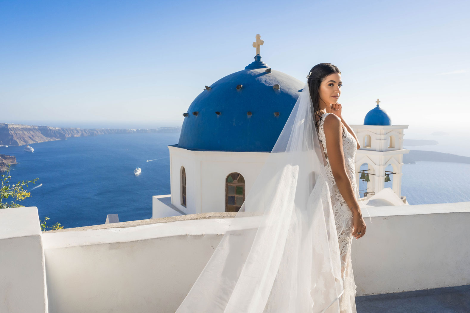 Casamento de Nathane e Vinicius em Santorini