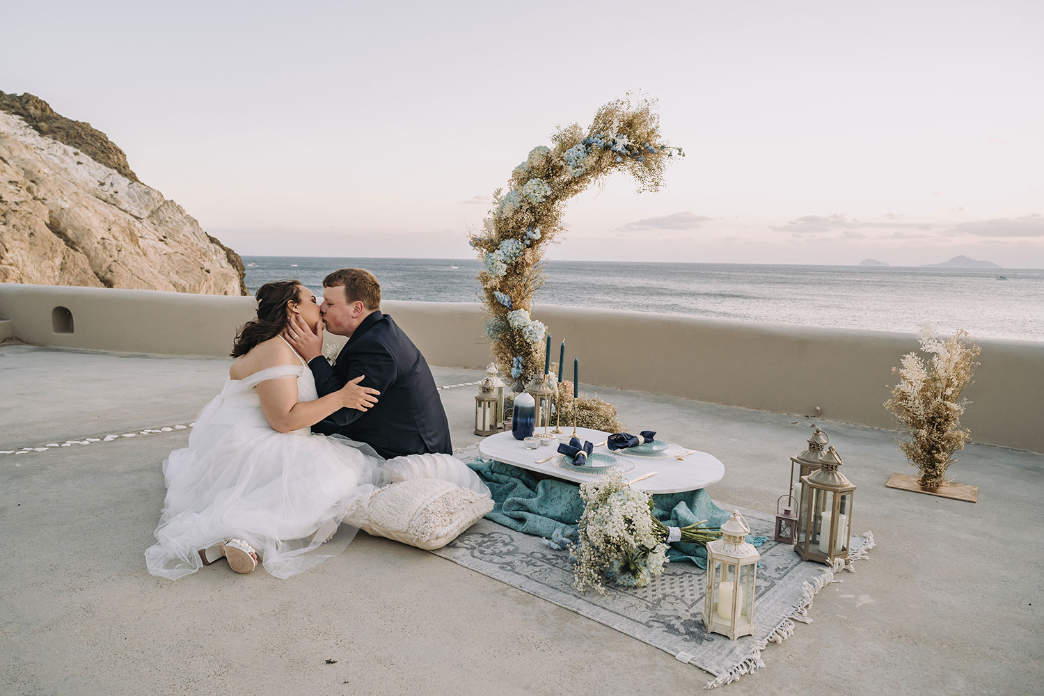 Casamento de Thais e Rodolfo em Santorini