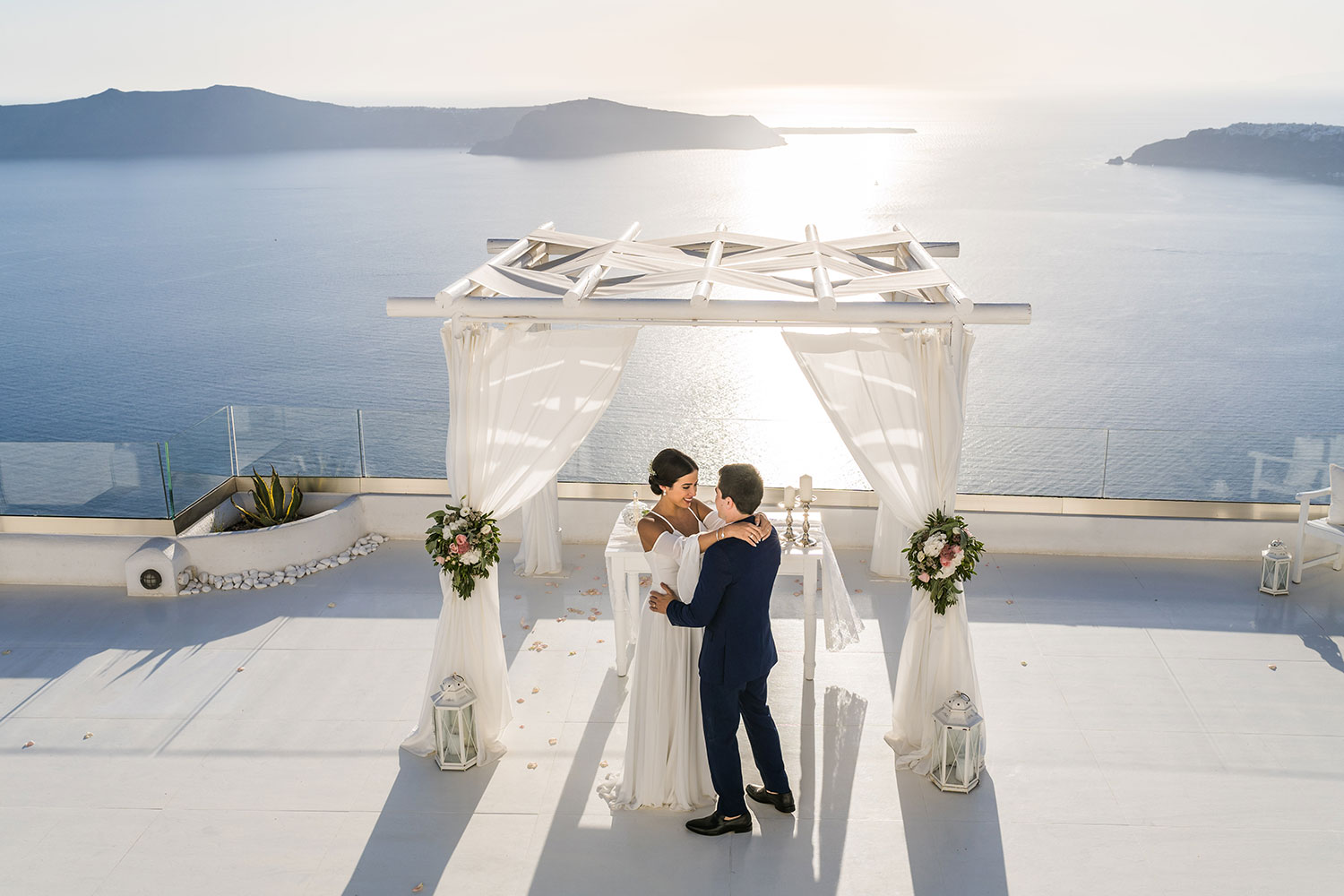 Casamento de Anelize e Fabio em Santorini