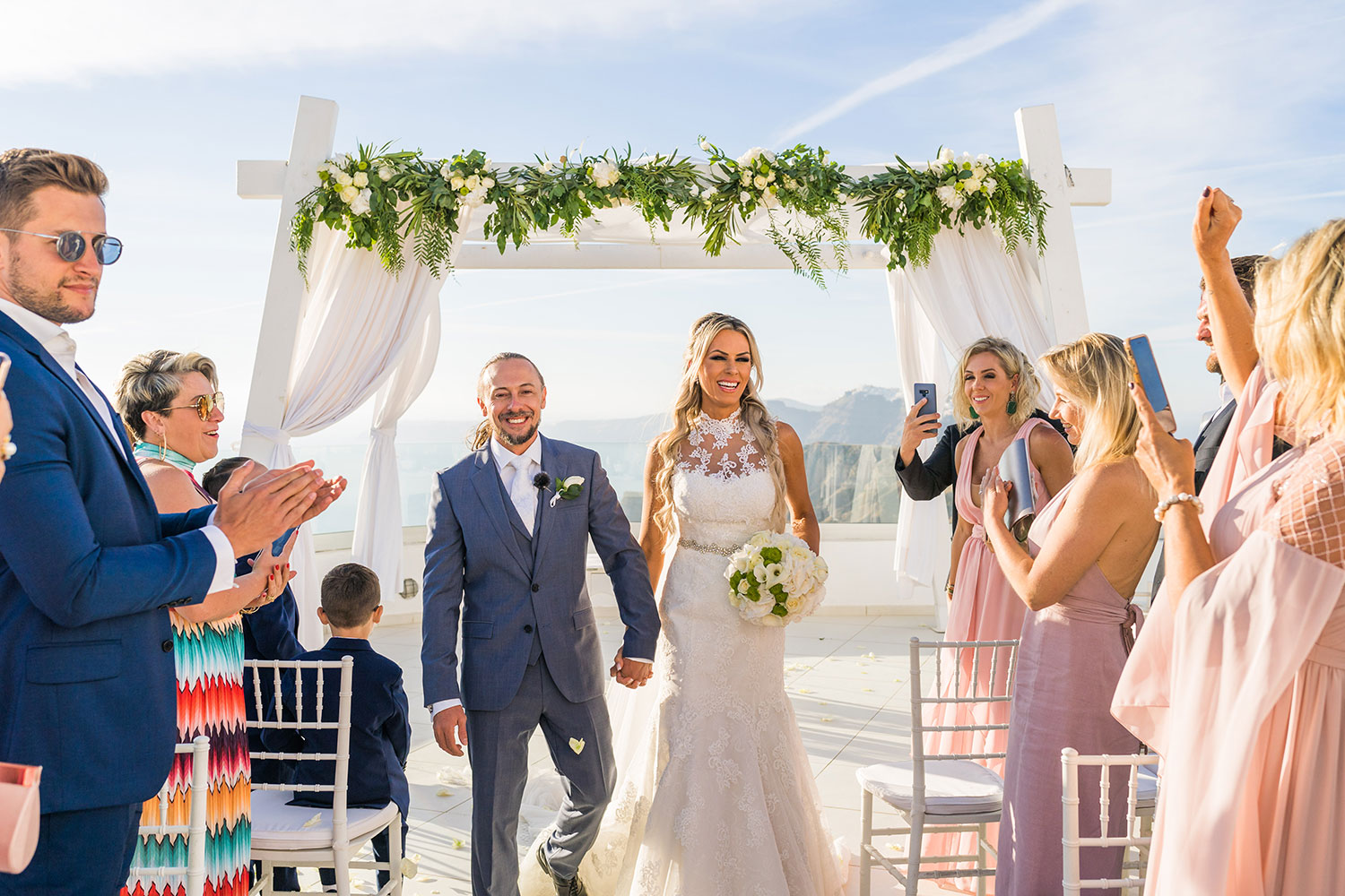 Casamento de Sabrina e Juliano em Santorini