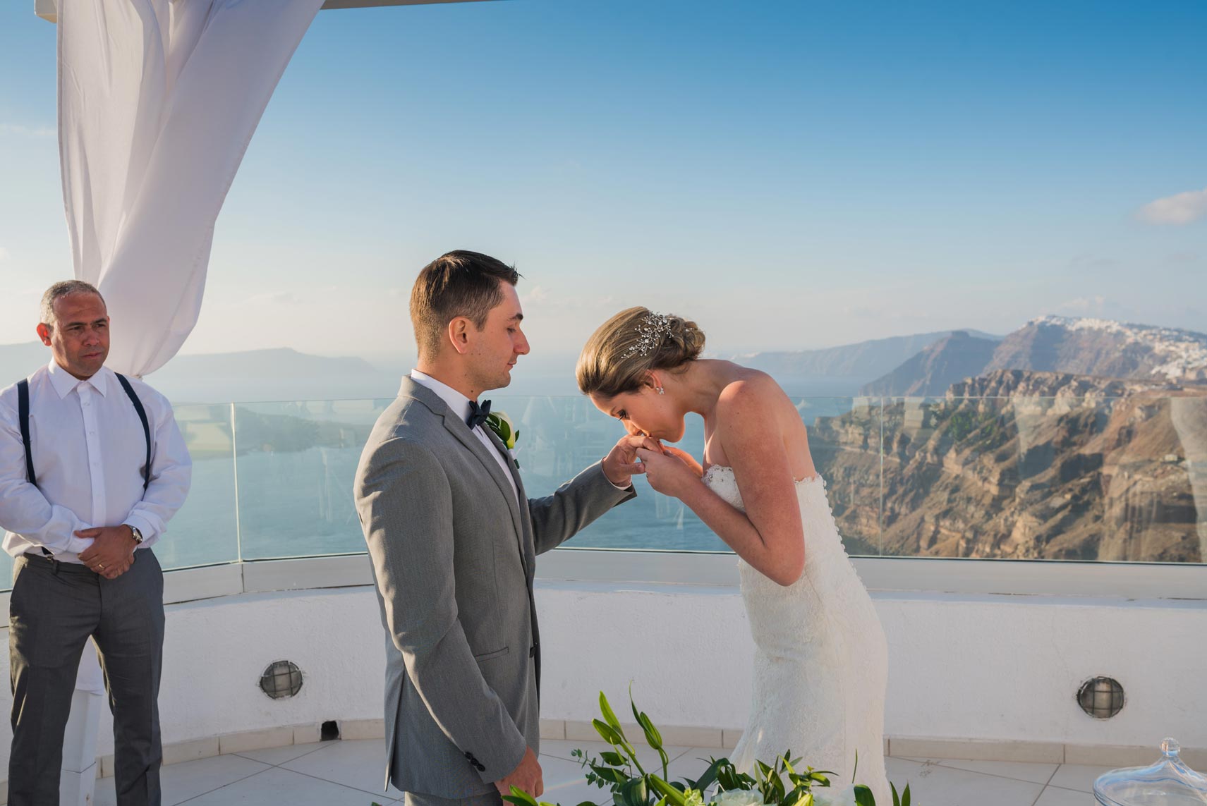 Casamento de Joana e Nathan em Santorini