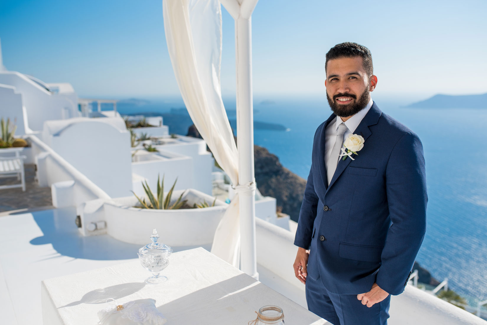 Casamento de Juliana e Renato em Santorini