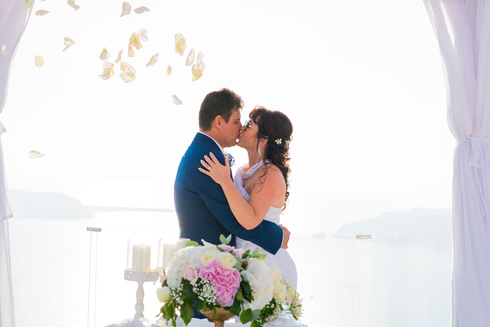 Casamento de Simone e Paulo em Santorini