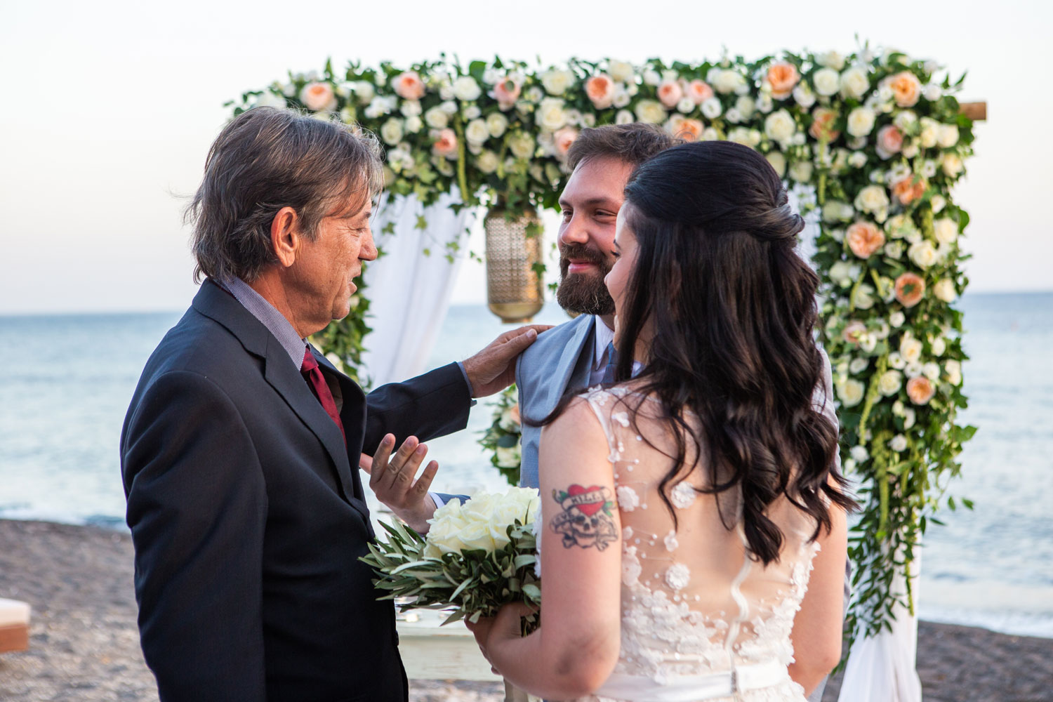 Casamento de Andrea e Andre em Santorini