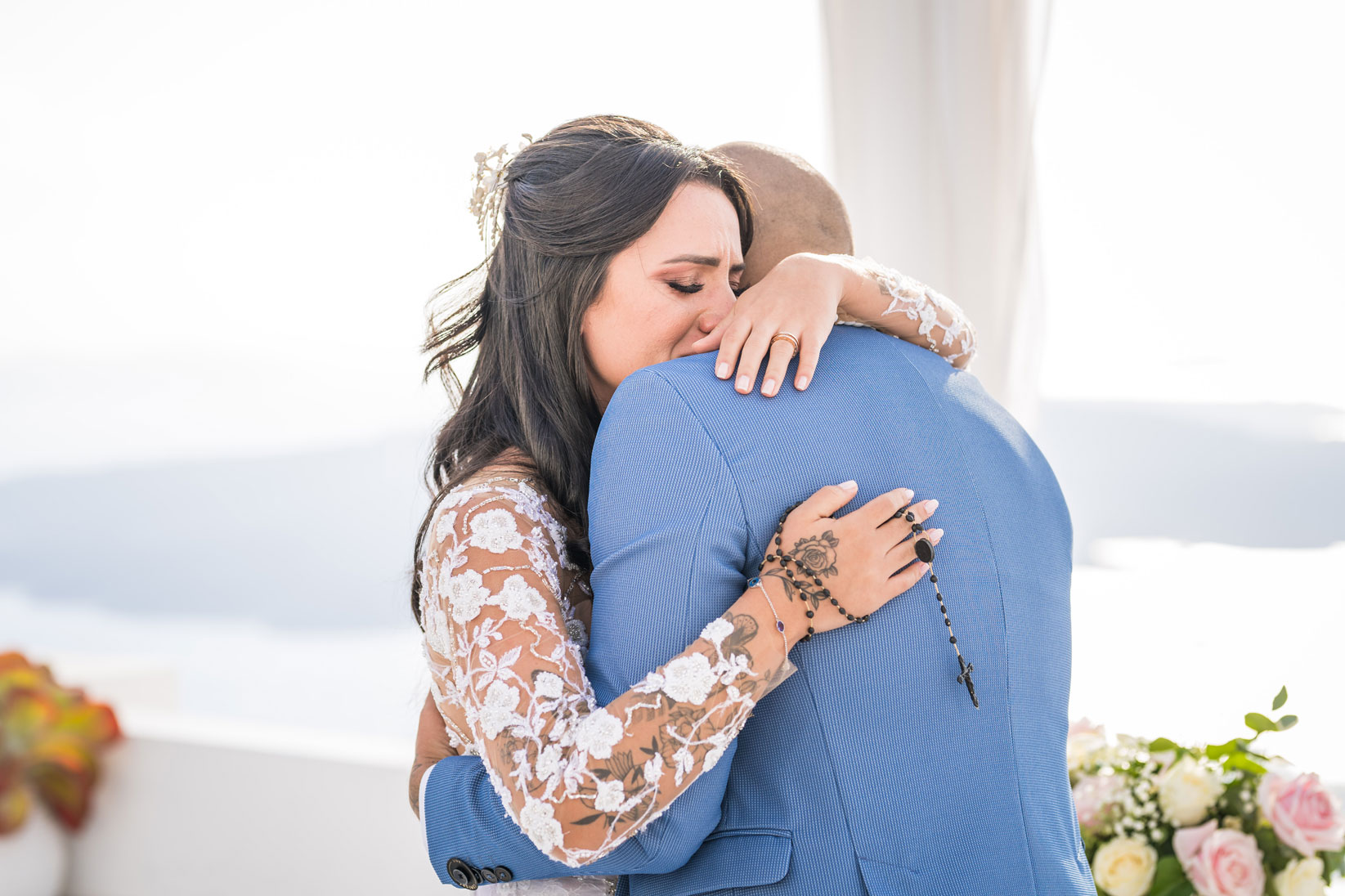 Casamento de Vanessa e Gabriel em Santorini