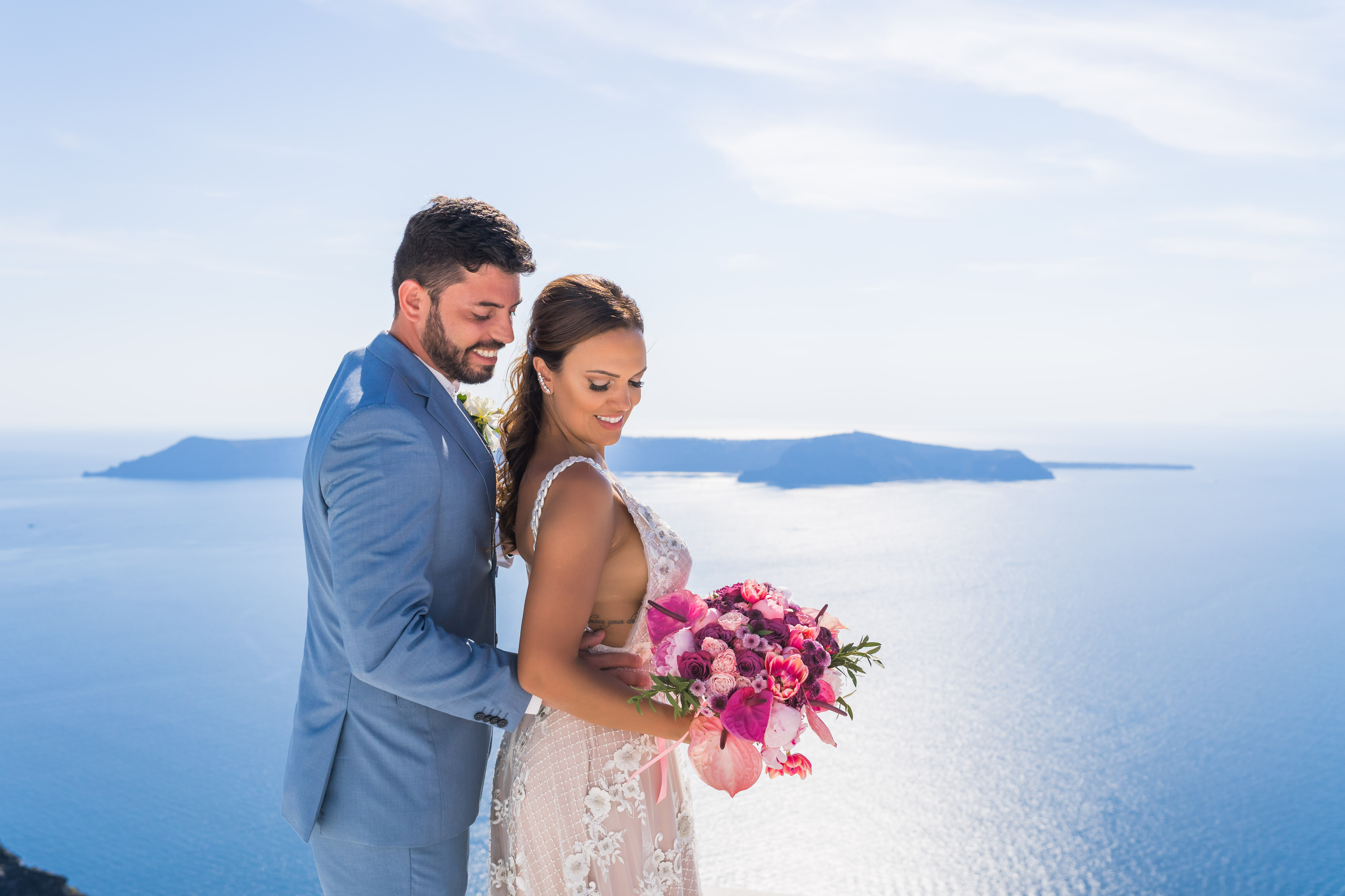 Casamento de Natália e Tiago em Santorini