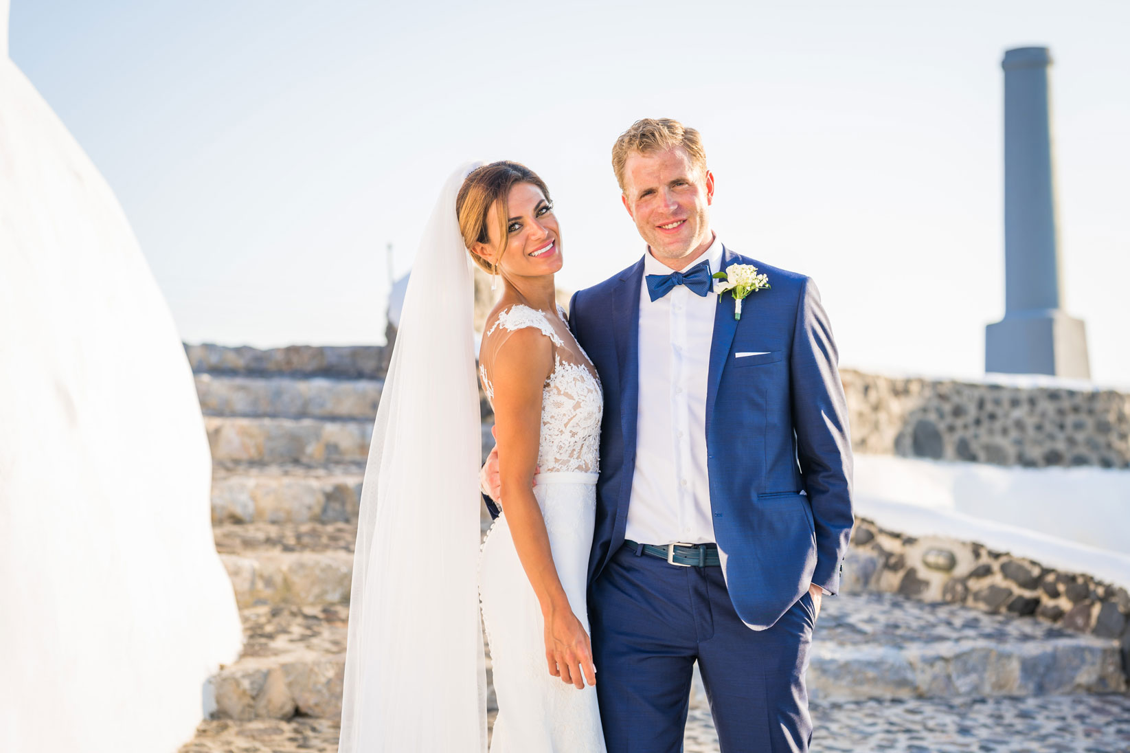 Casamento de Elly e Nick em Santorini