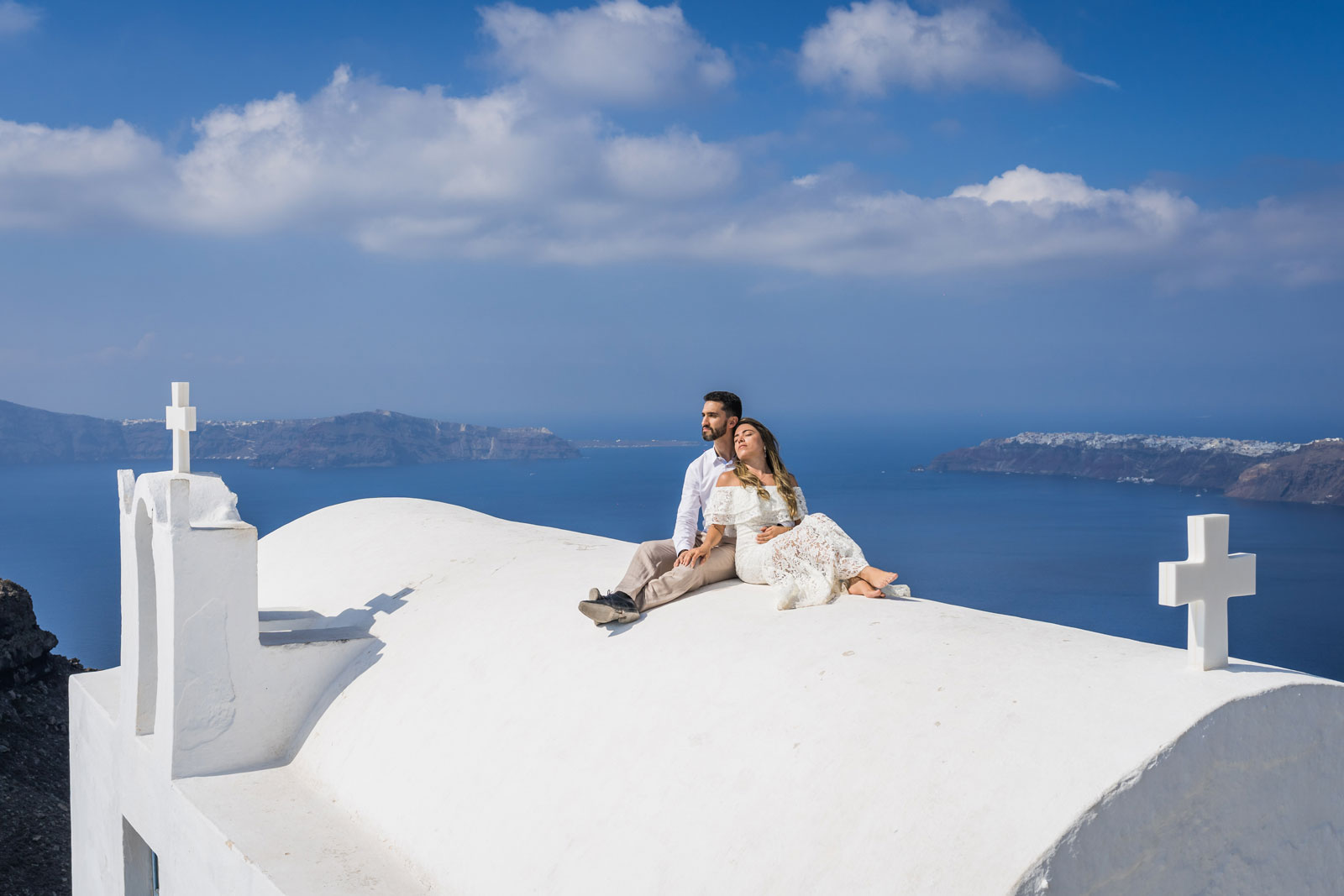 Casamento de Laura e Gabriel em Santorini