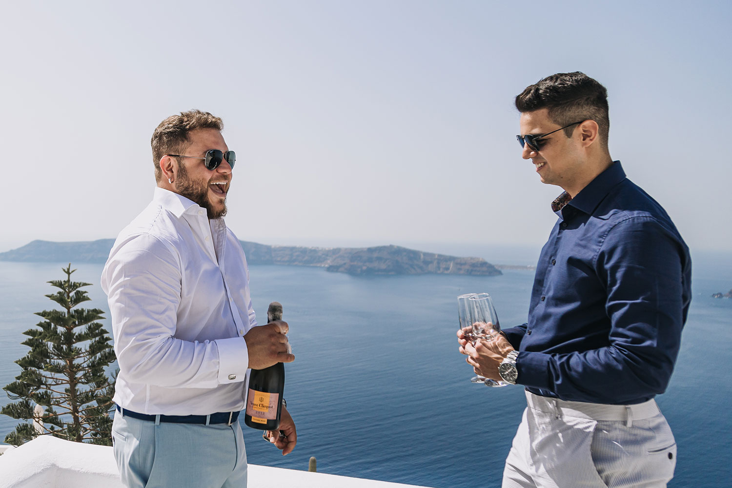 Casamento de Thais e Rodolfo em Santorini