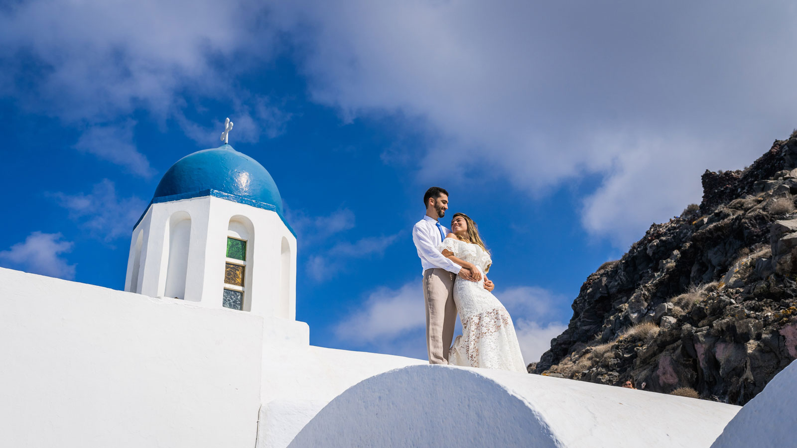 Casamento de Laura e Gabriel em Santorini