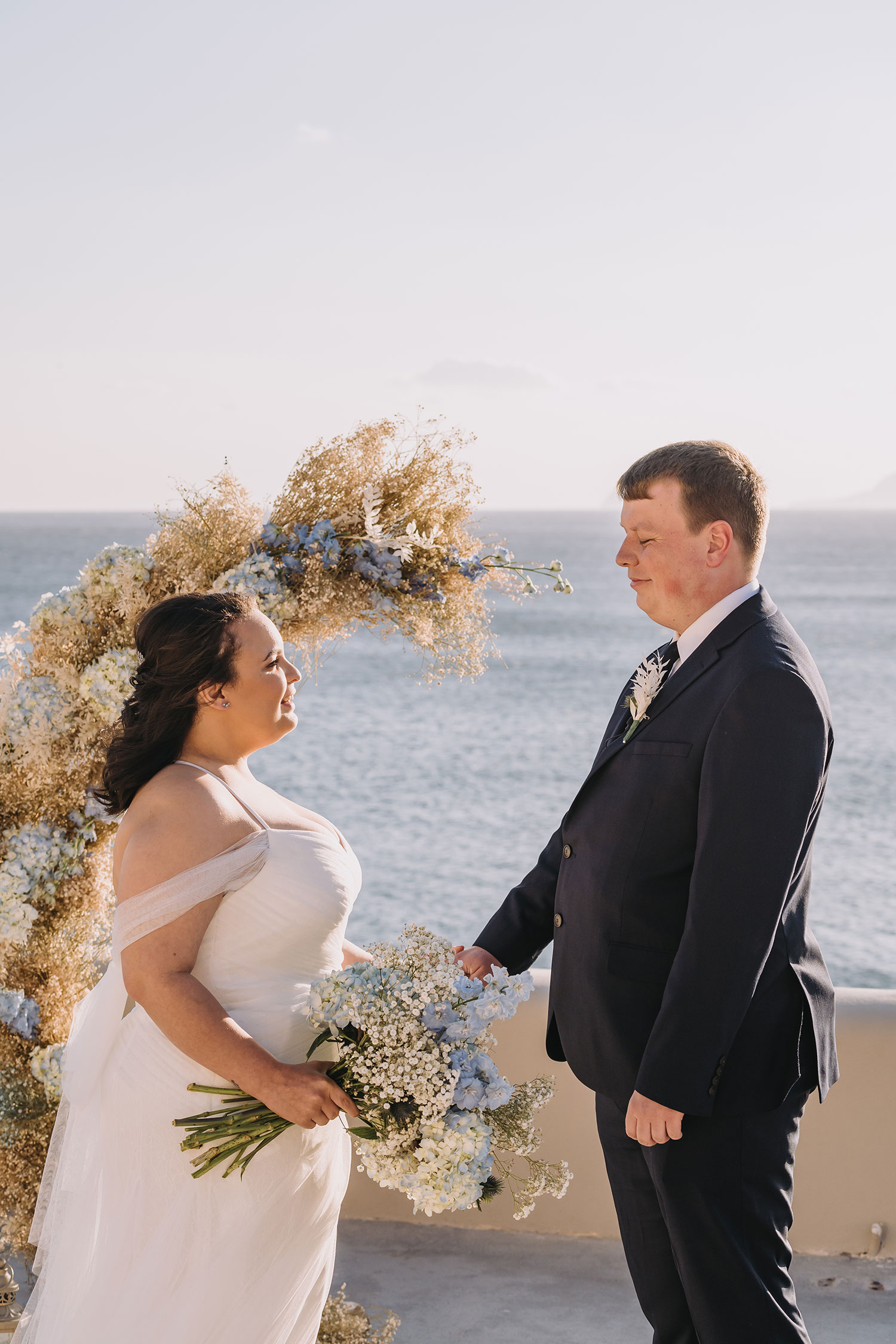 Casamento de Thais e Rodolfo em Santorini