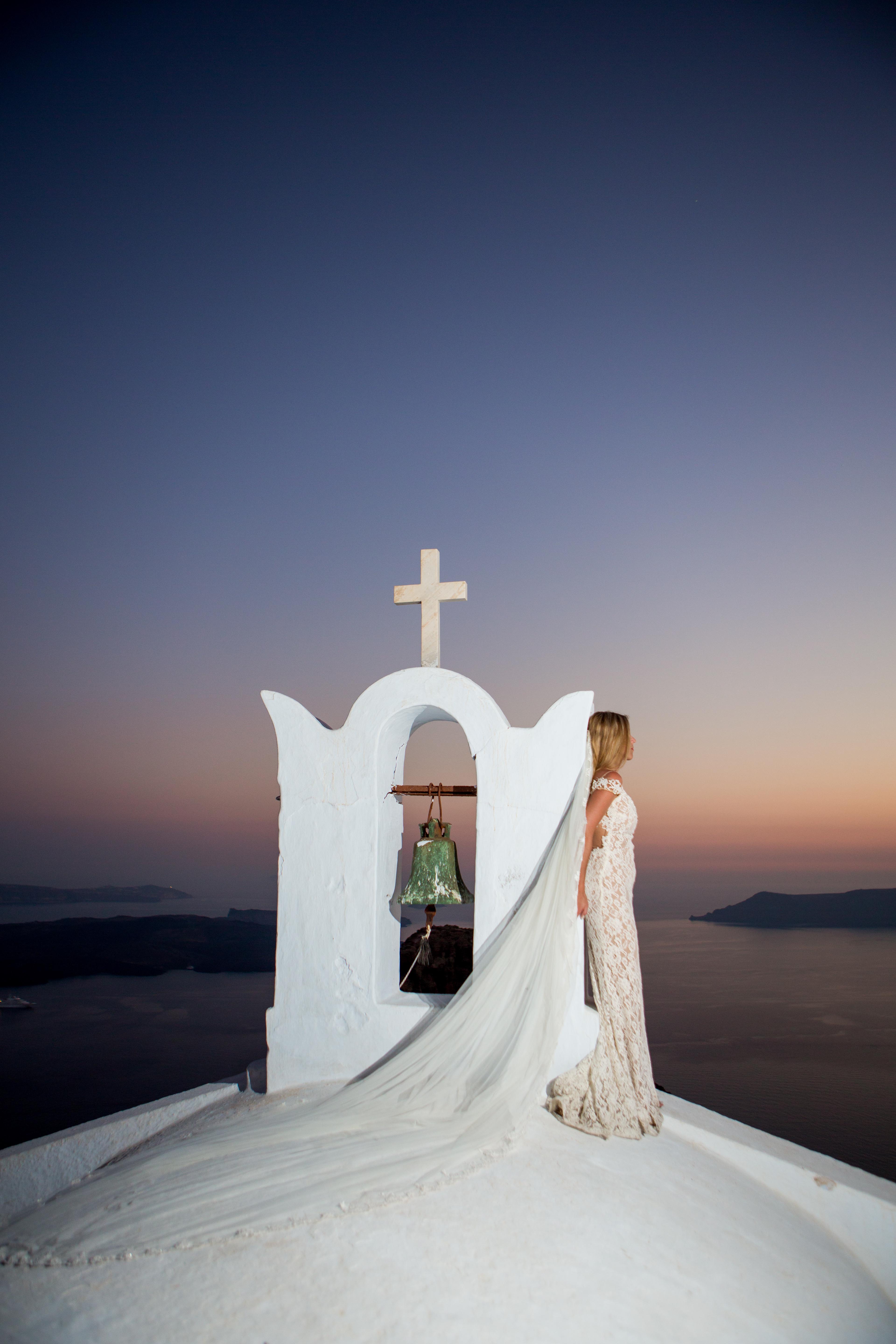 Fotografia do arquivo de Casamento em Santorini