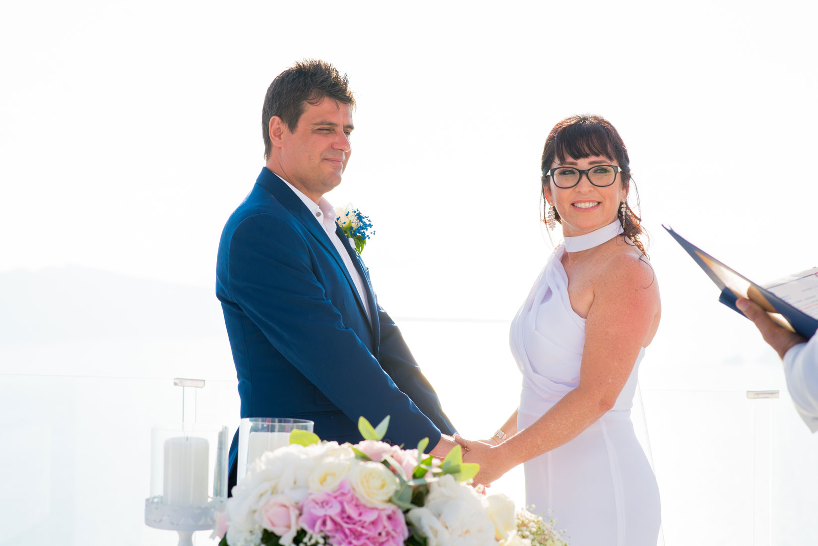 Casamento de Simone e Paulo em Santorini