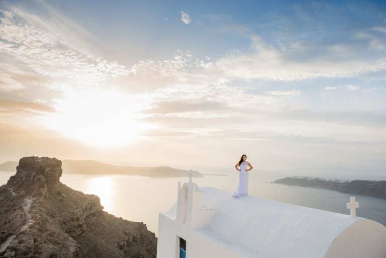 Fotografia do arquivo de Casamento em Santorini
