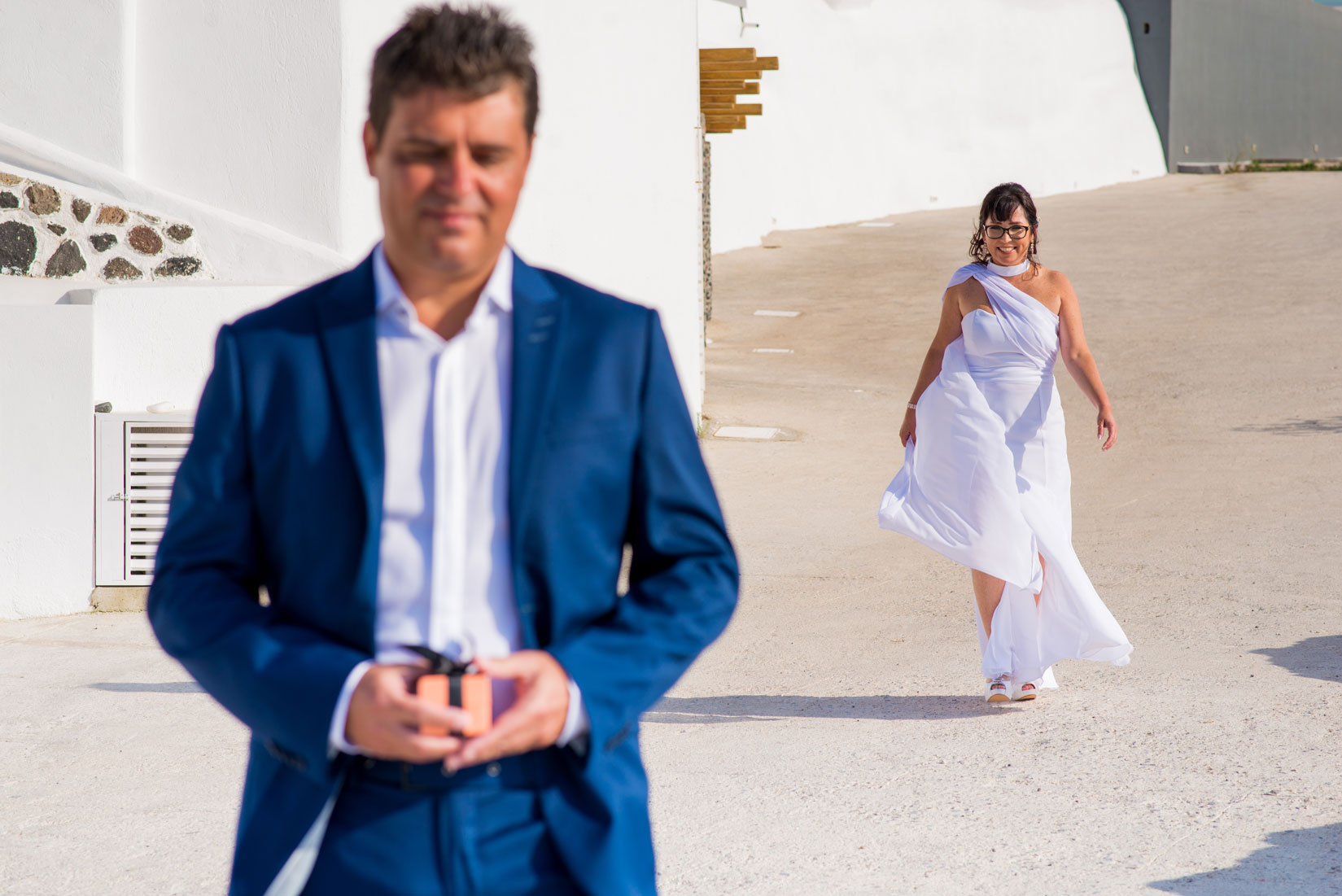 Casamento de Simone e Paulo em Santorini