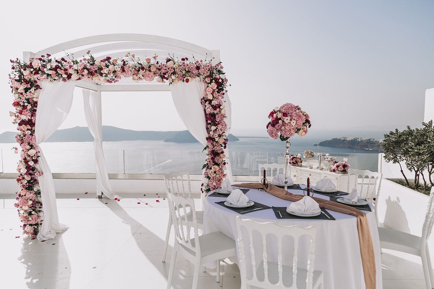 Casamento de Thais e Rodolfo em Santorini
