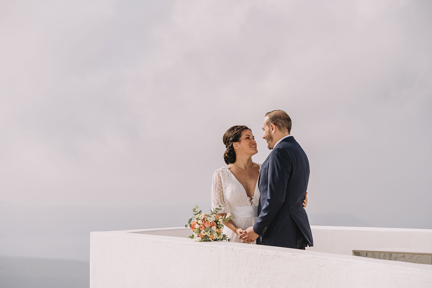 Casamento de Thais e Rodolfo em Santorini