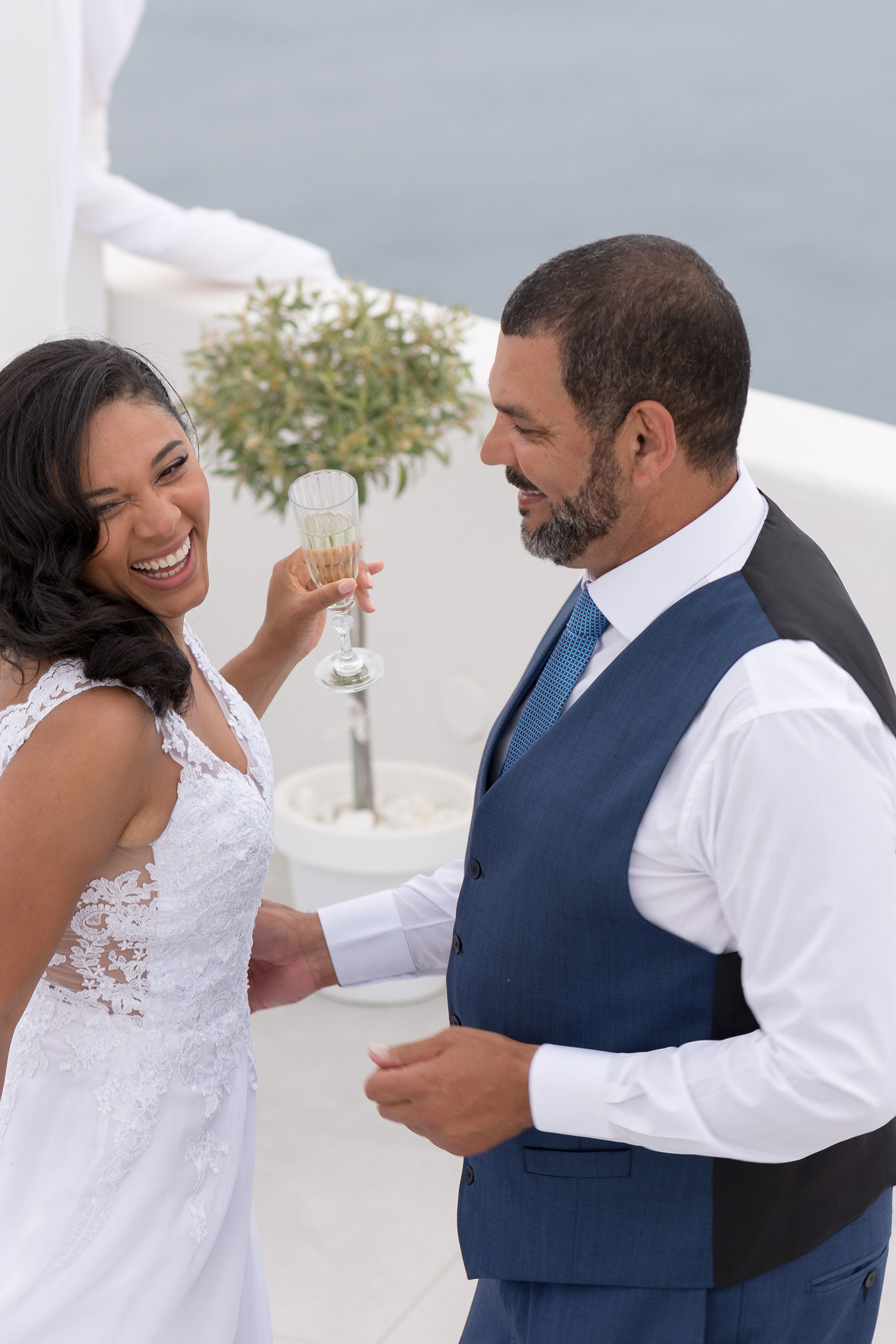 Casamento de Ana Paula e Márcio em Santorini
