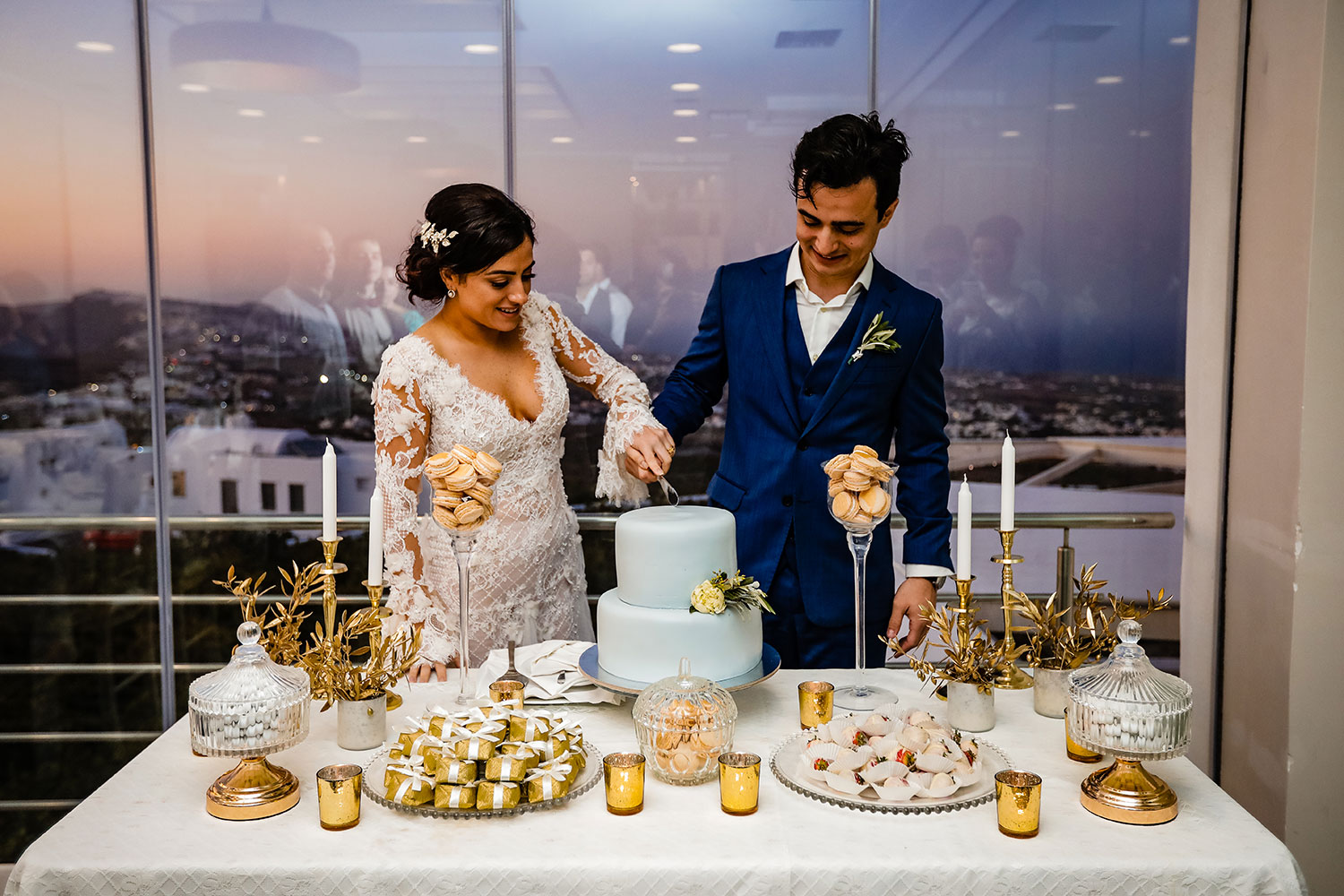 Casamento de Amanda e Alexandre em Santorini