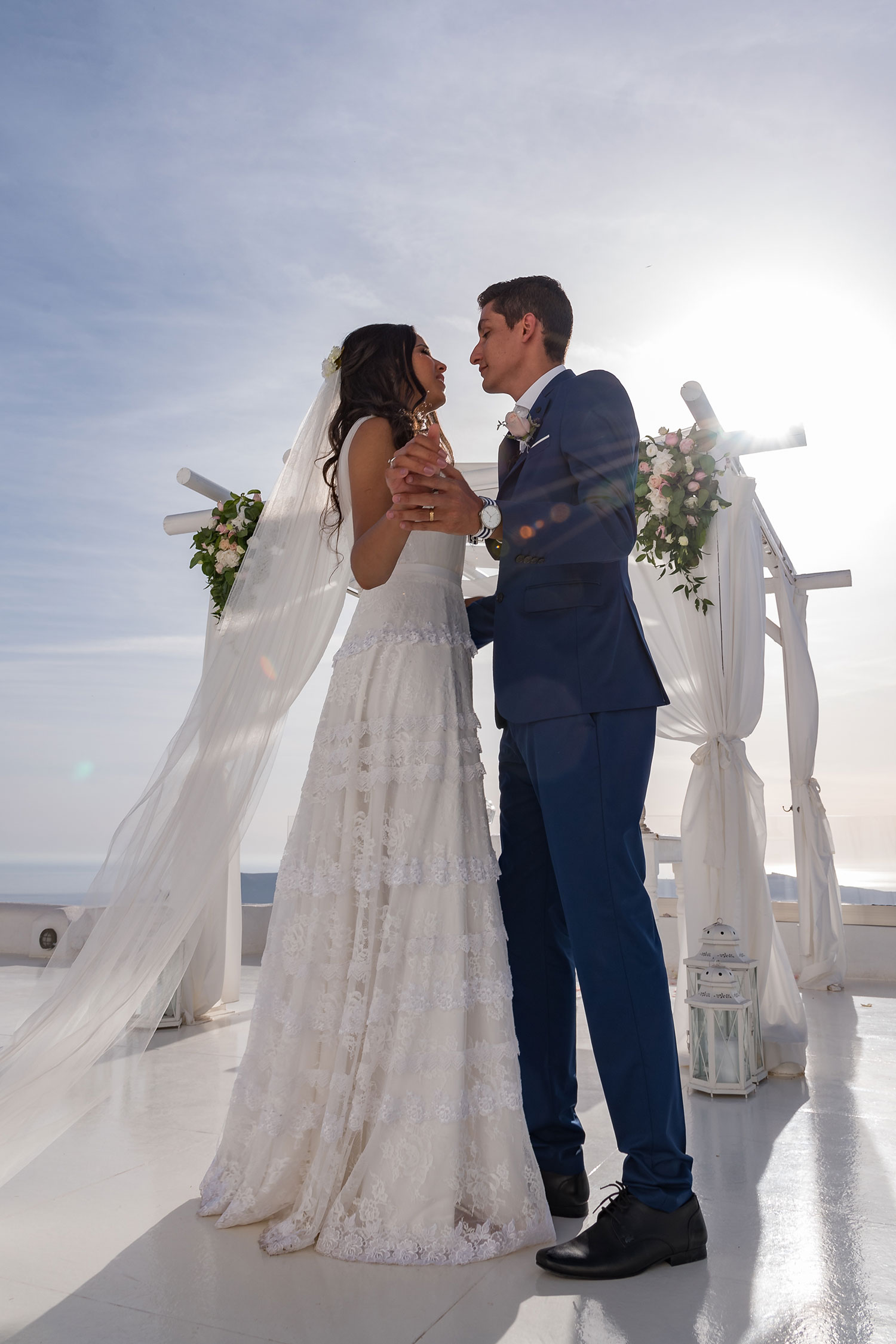 Casamento de Gislaine e Igor em Santorini