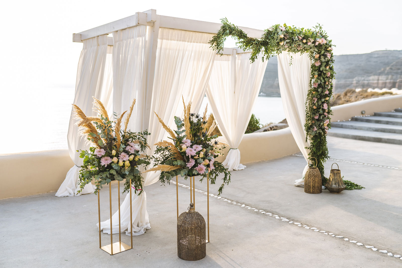Casamento de Laura e Gabriel em Santorini