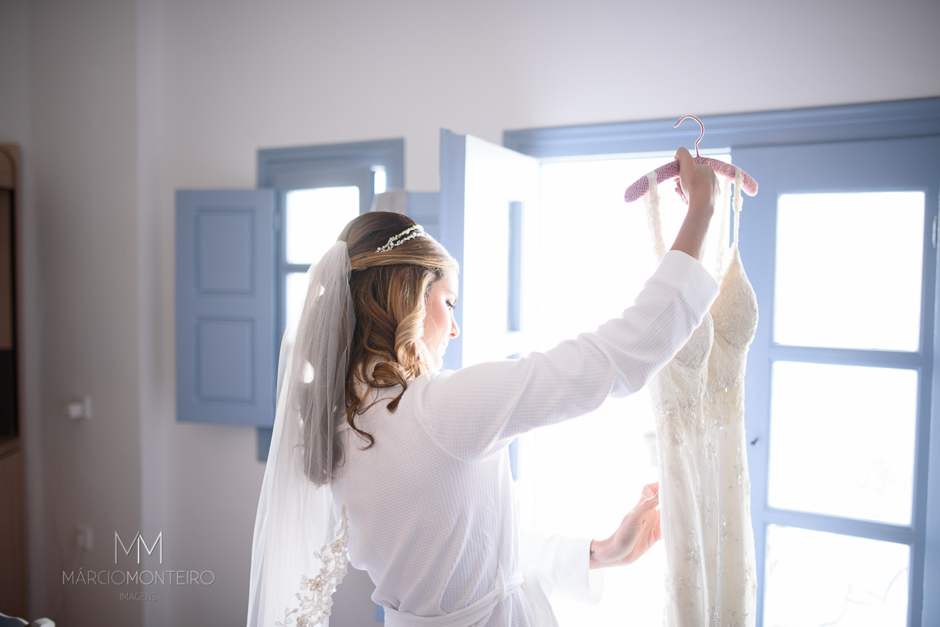 Casamento de Eduarda e Gabriel em Santorini