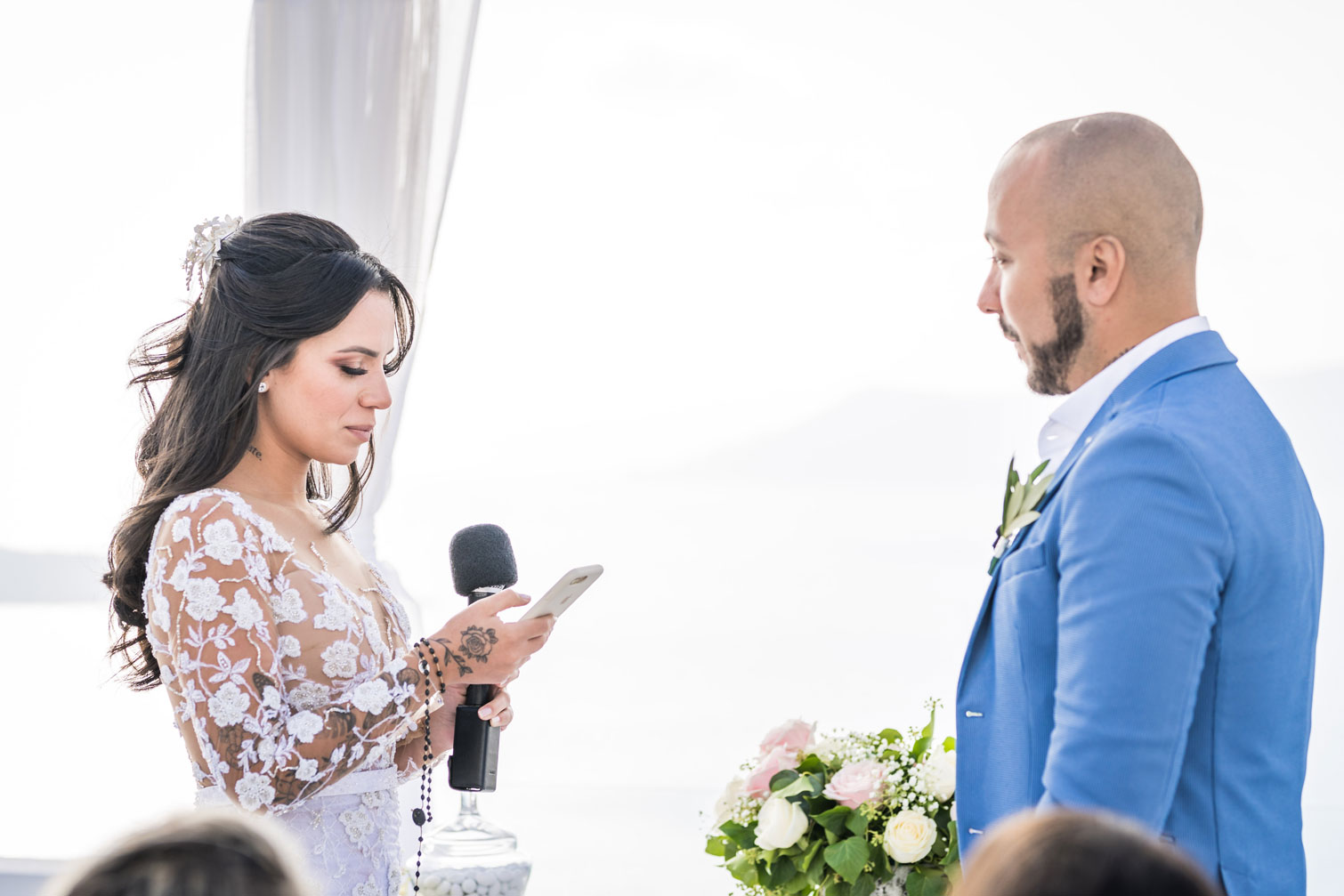 Casamento de Vanessa e Gabriel em Santorini