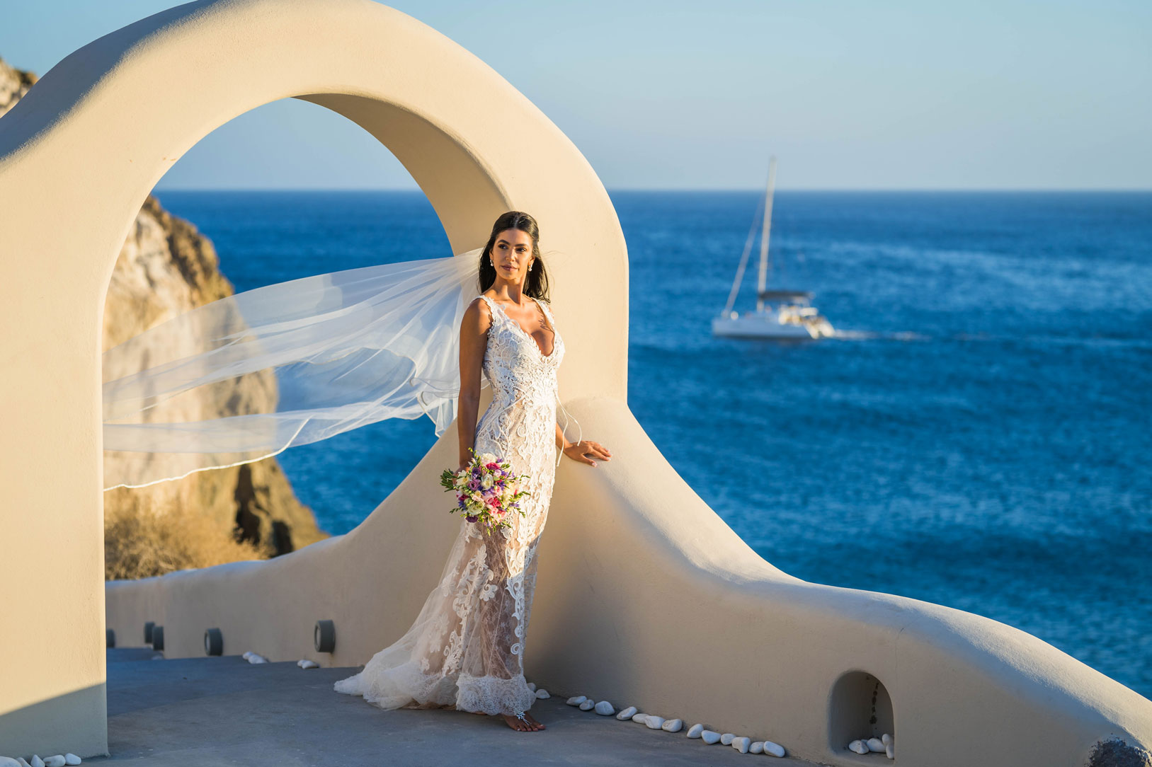 Casamento de Nathane e Vinicius em Santorini