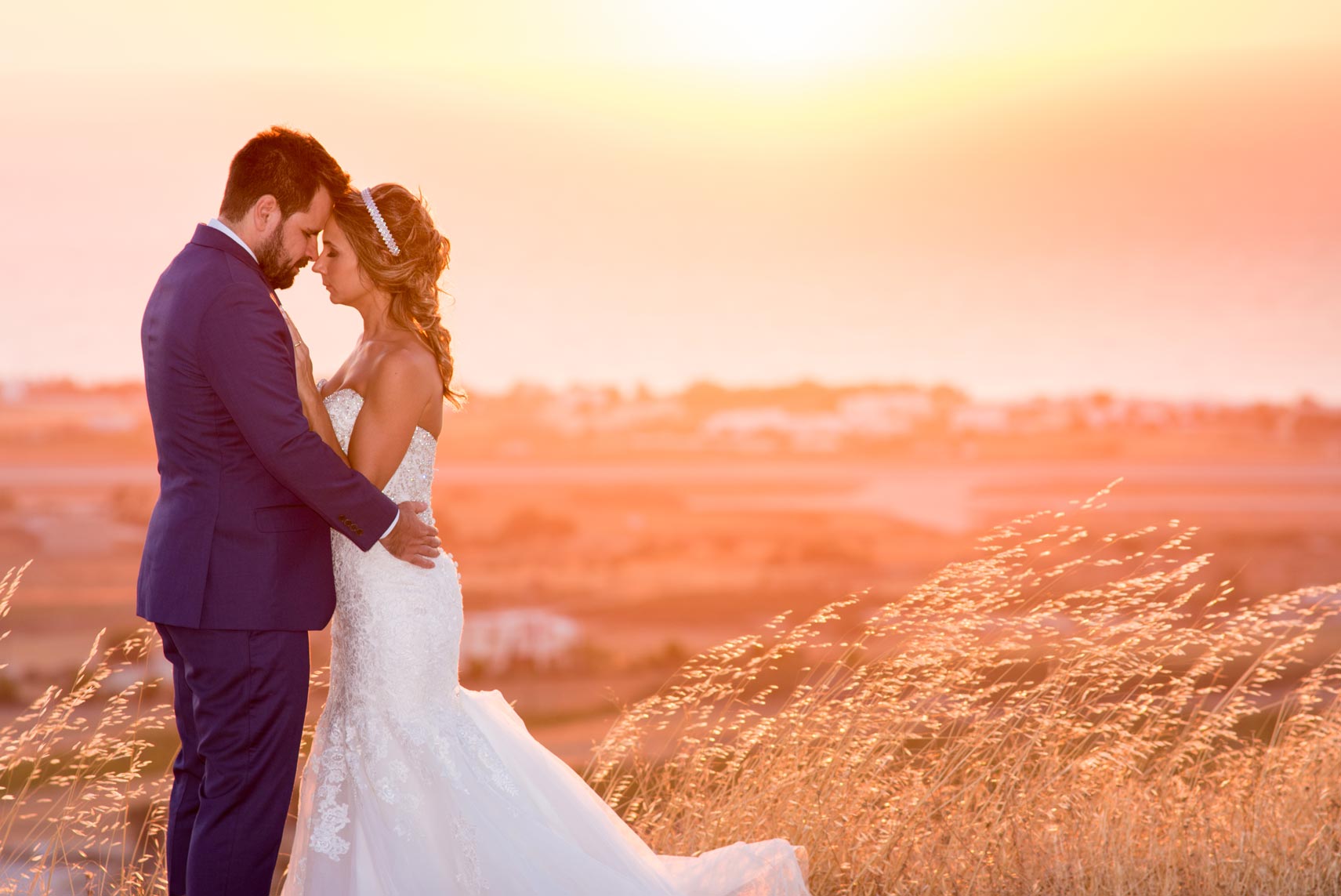 Casamento de Elaine e Ricardo em Santorini