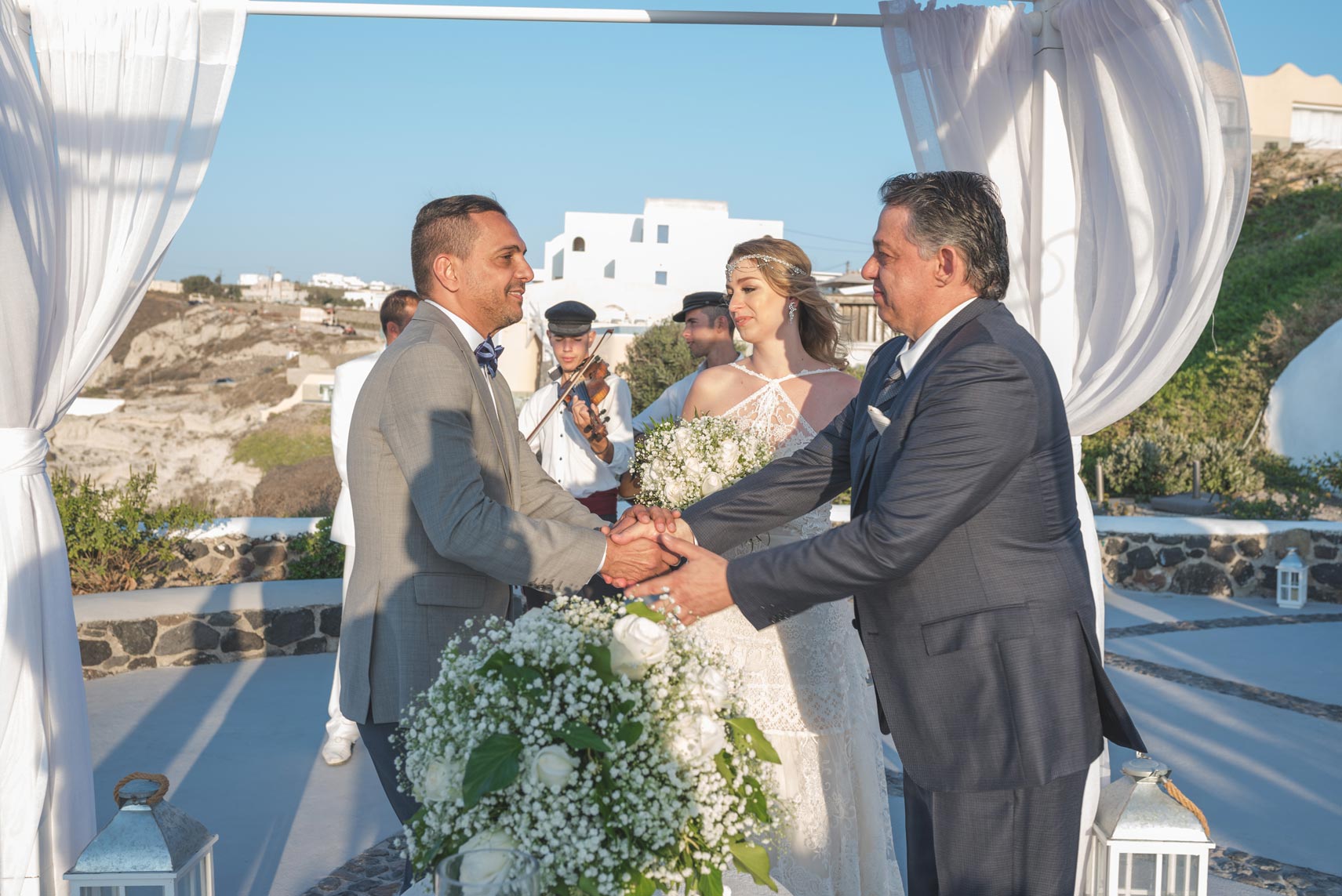 Casamento de Giuliana e Marcos em Santorini