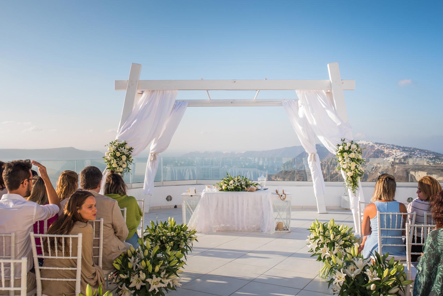 Casamento de Joana e Nathan em Santorini