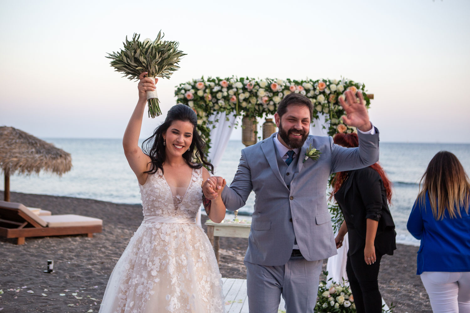Casamento de Andrea e Andre em Santorini