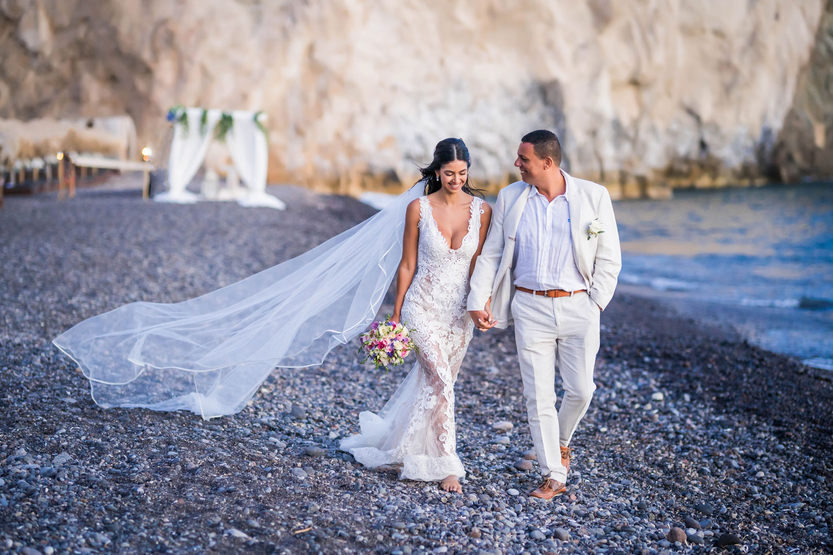 Casamento de Nathane e Vinicius em Santorini