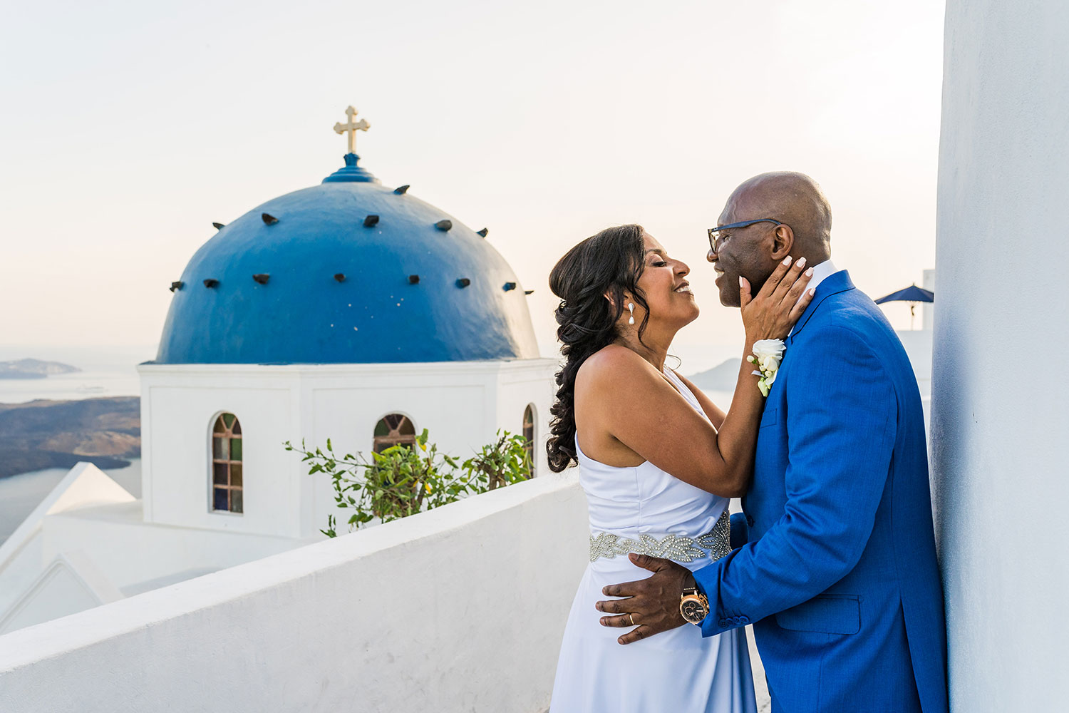 Casamento de Márcia e Arildo em Santorini