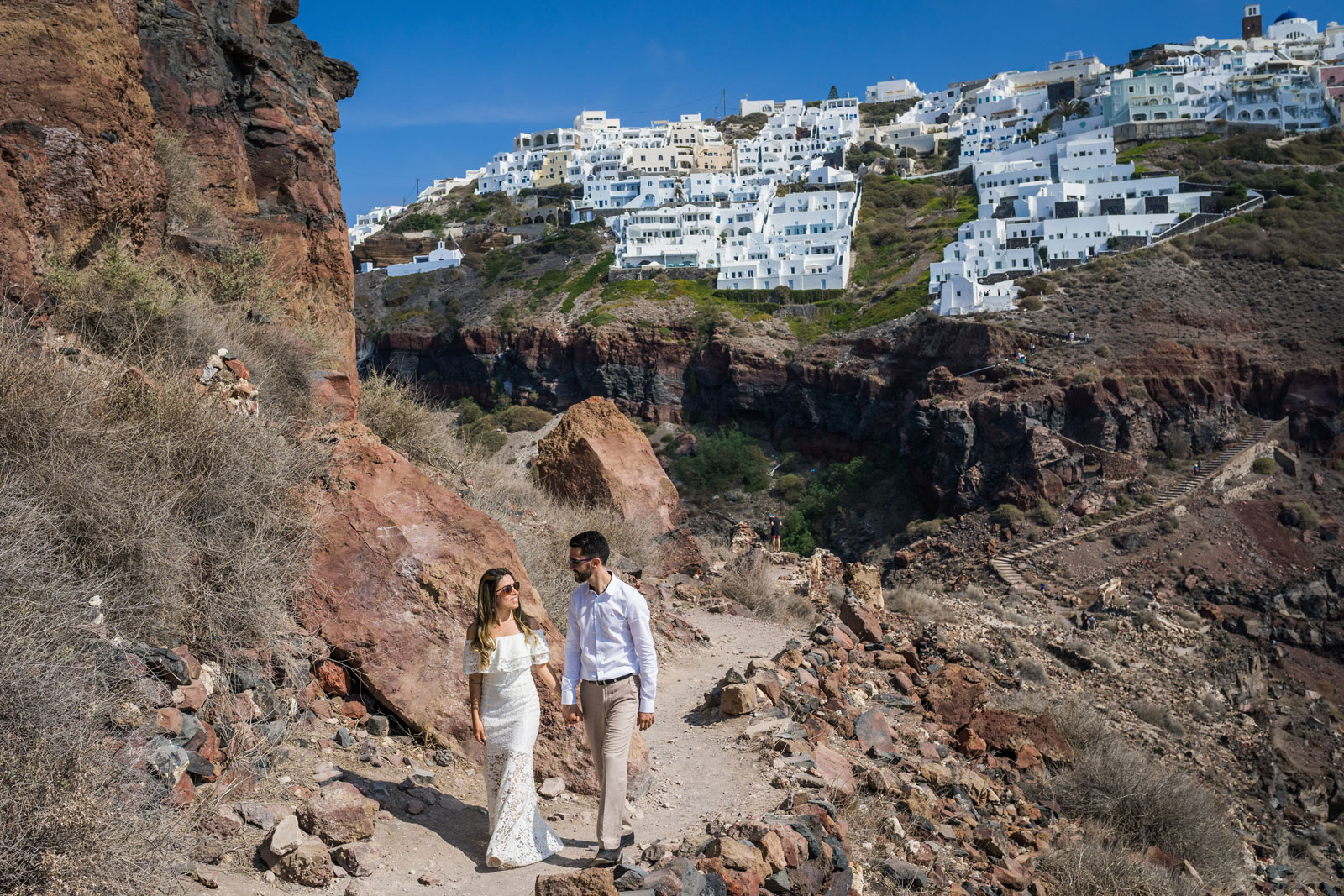 Casamento de Laura e Gabriel em Santorini