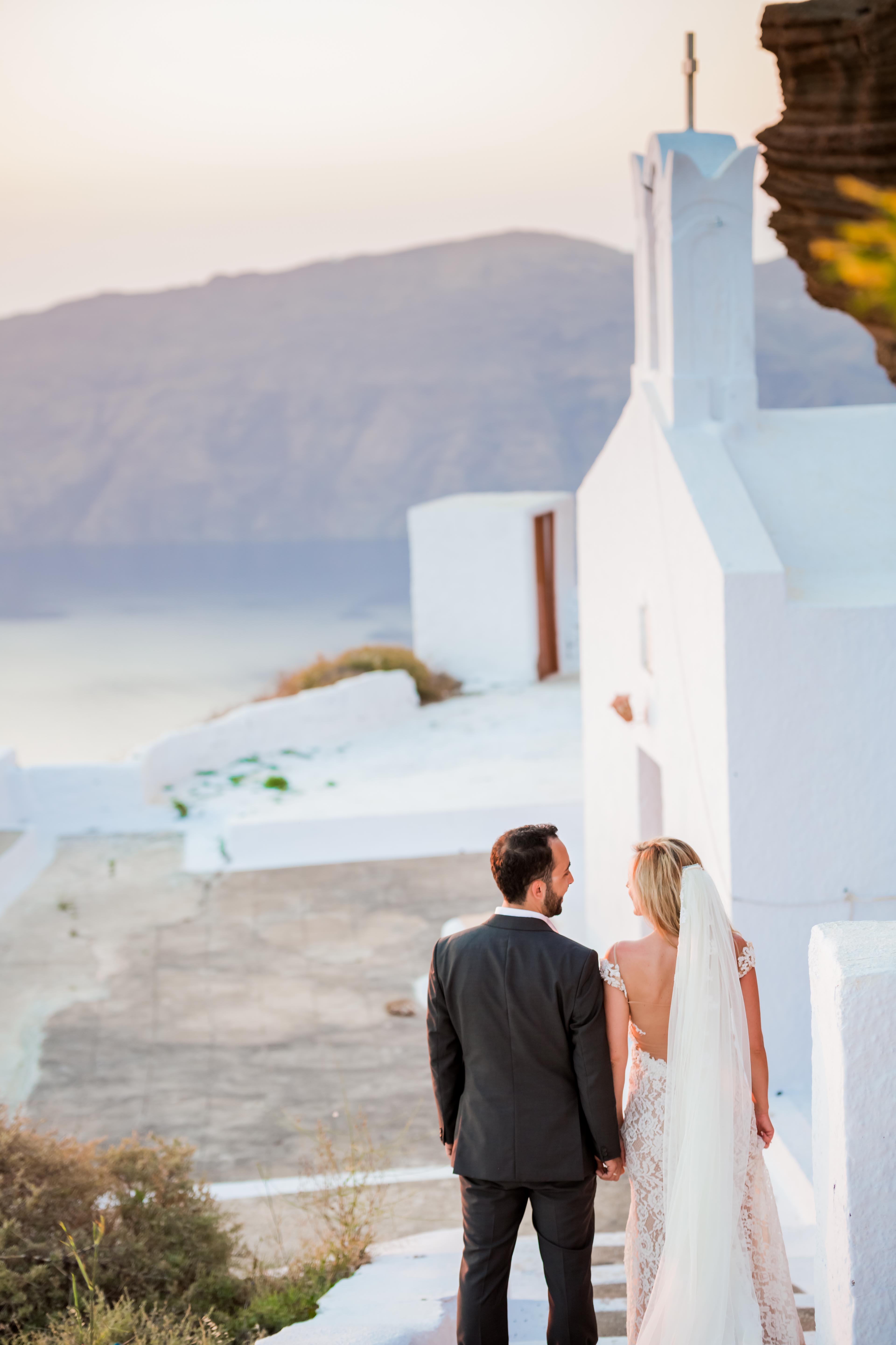 Fotografia do arquivo de Casamento em Santorini