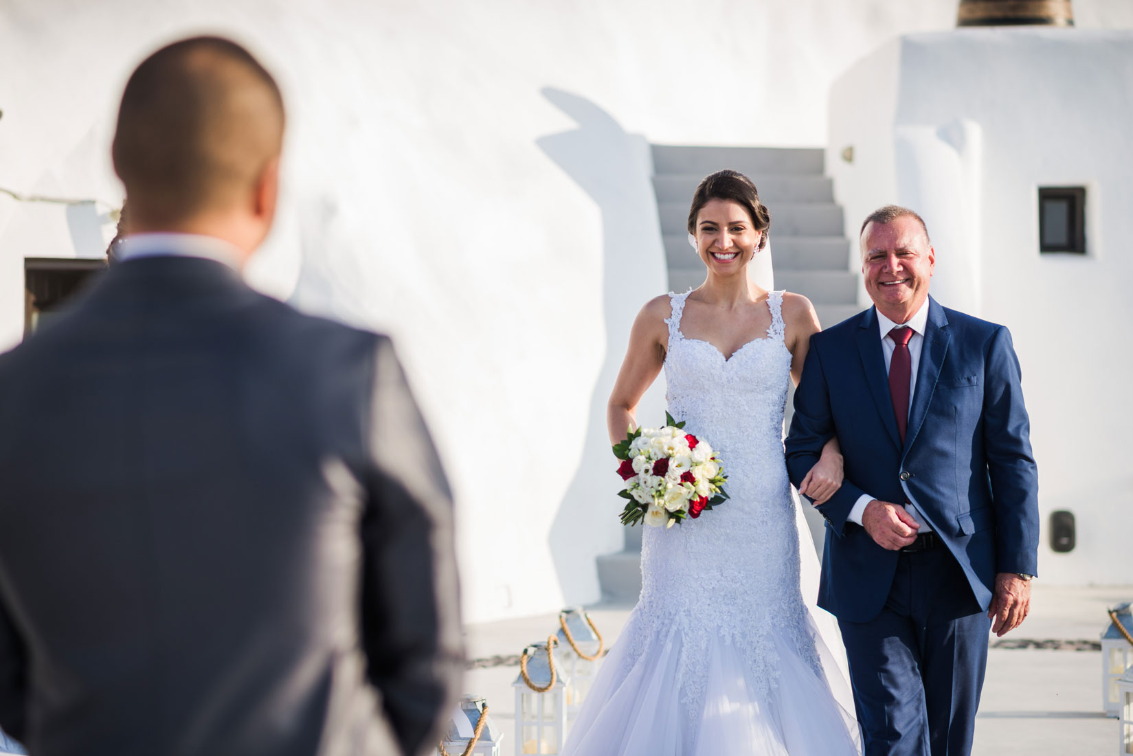 Casamento de Juliana e Antonio em Santorini
